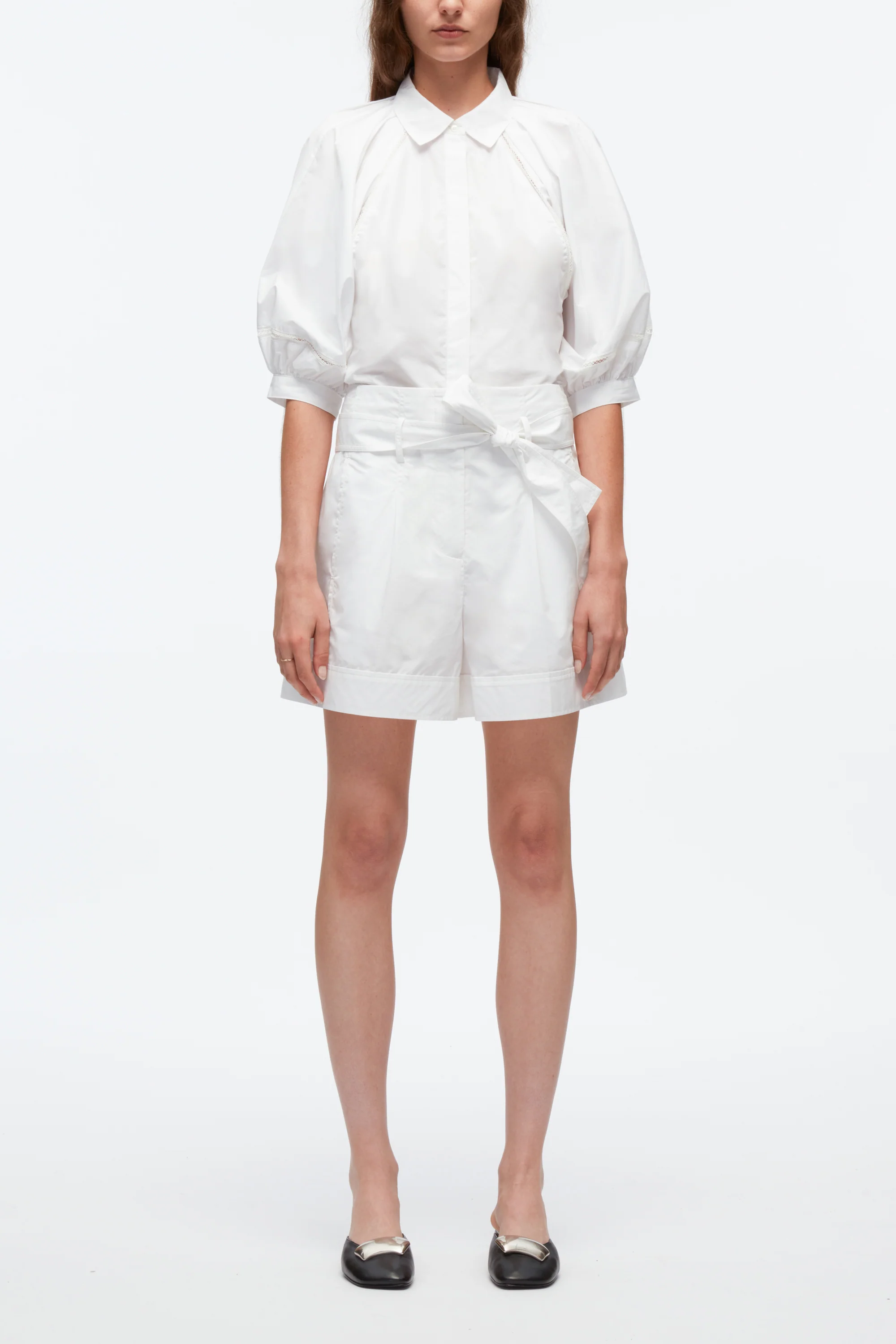 Belted Shorts With Cuffs - Image 11