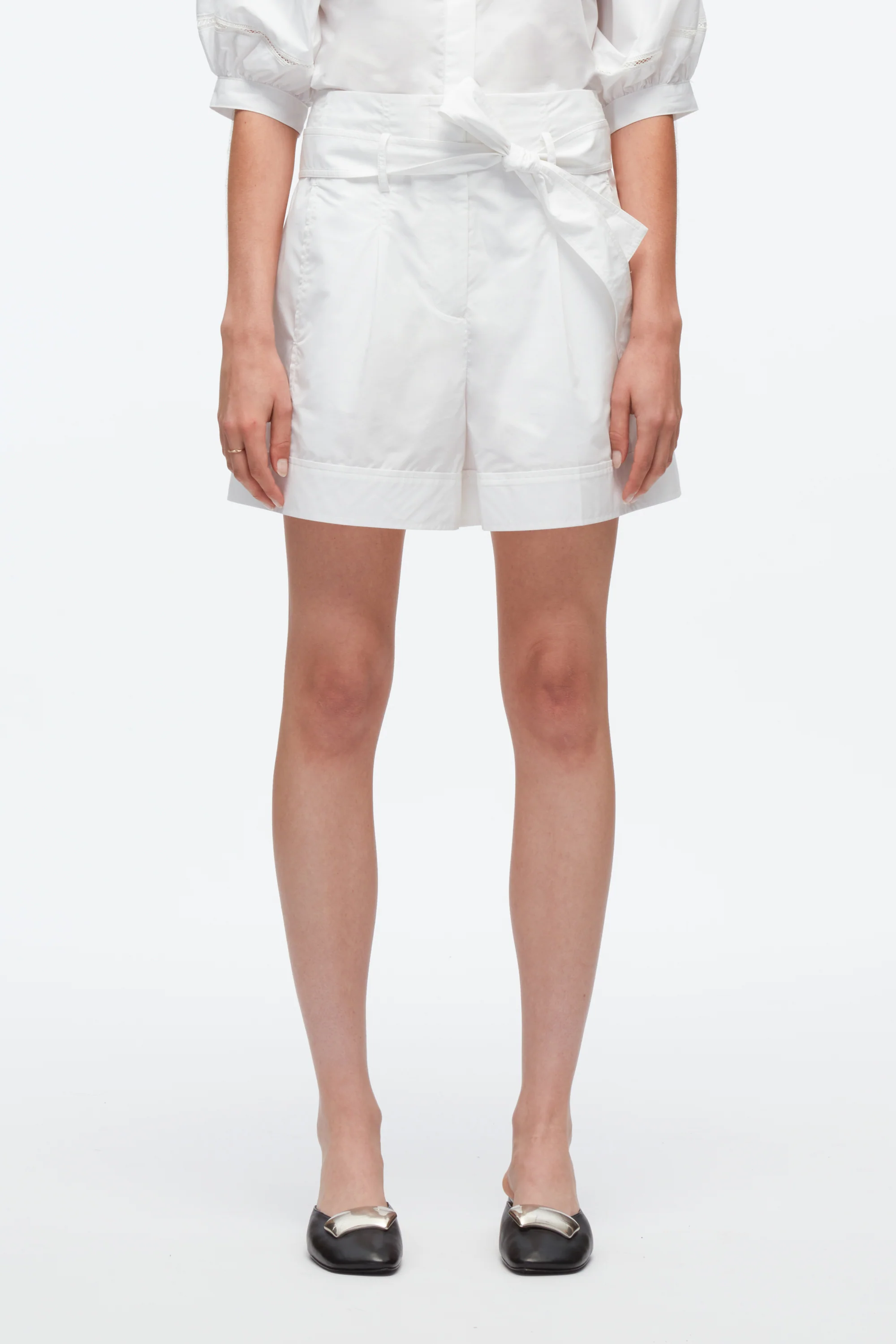 Belted Shorts With Cuffs - Image 12