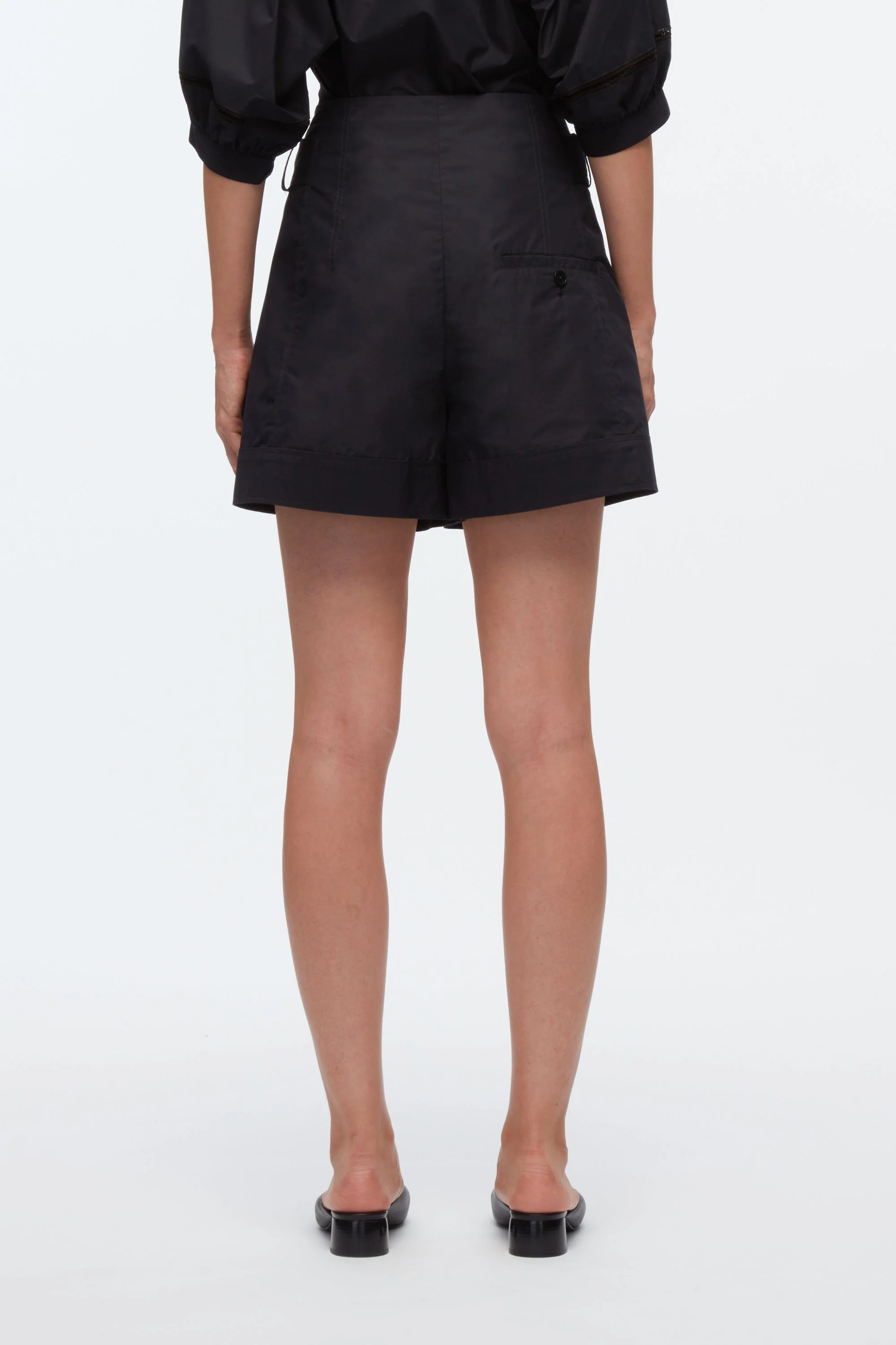 Belted Shorts With Cuffs - Image 9