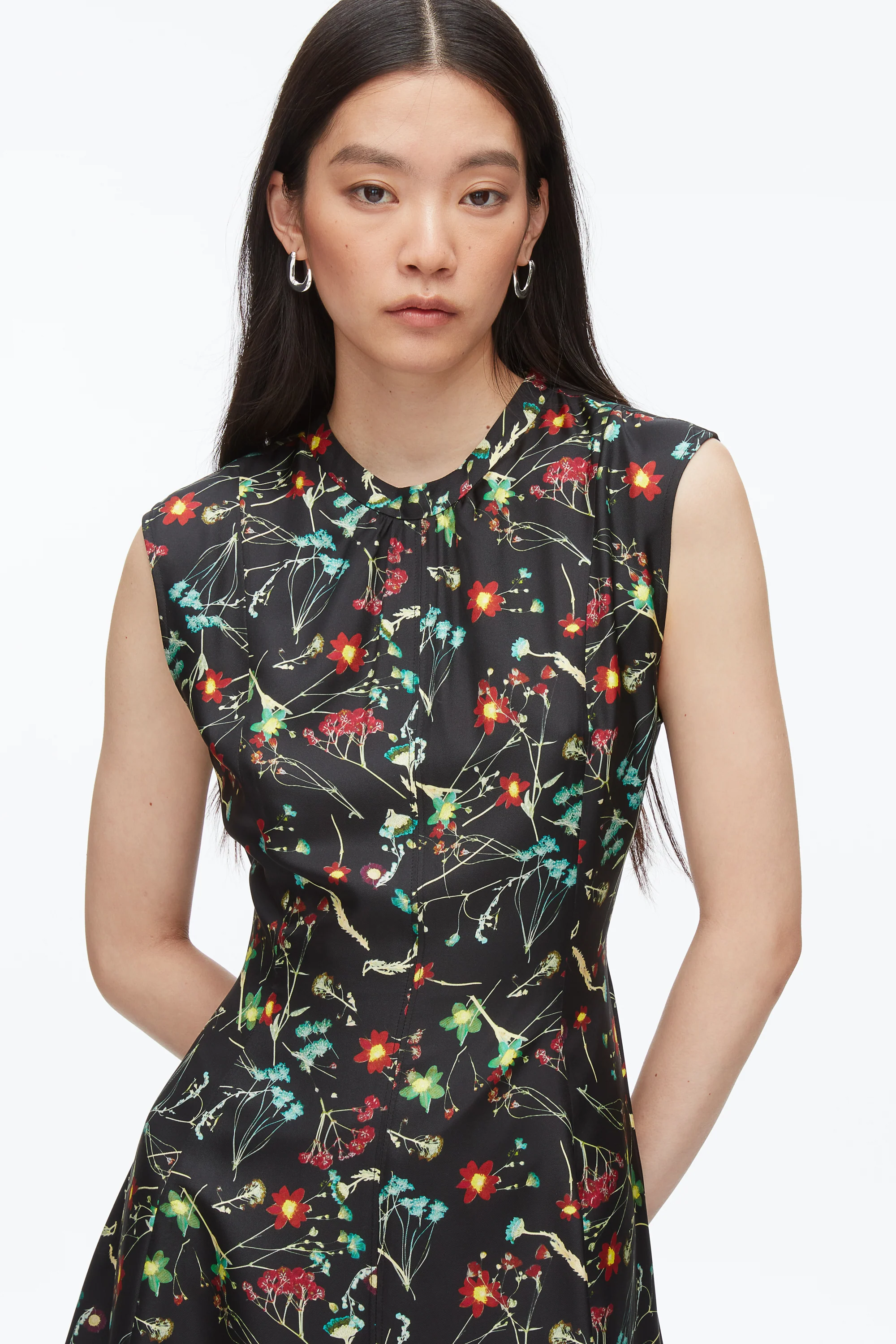 Bliss Floral Sleeveless Dress - Image 5