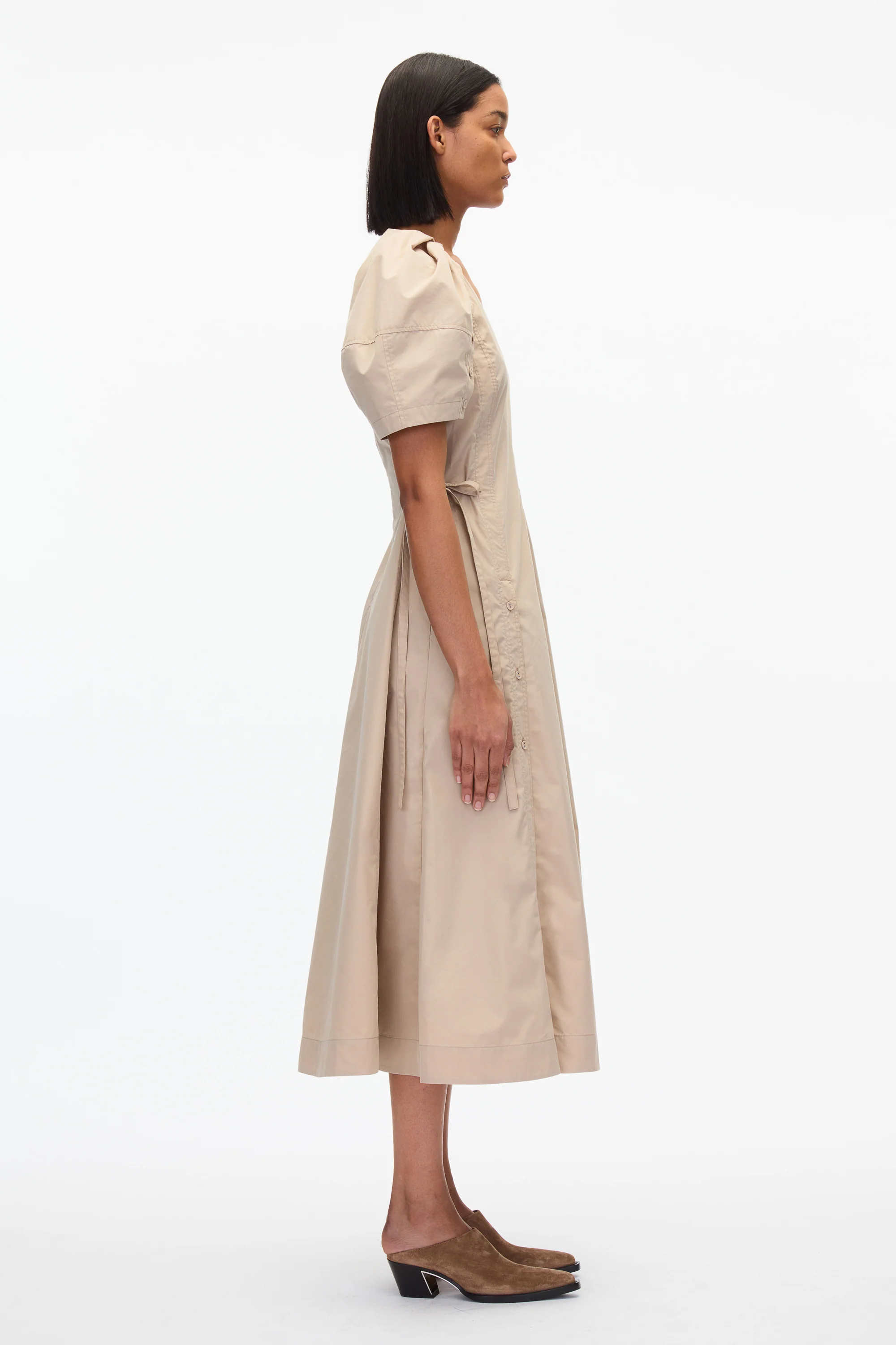 Bloom Sleeve V-Neck Dress - Image 13