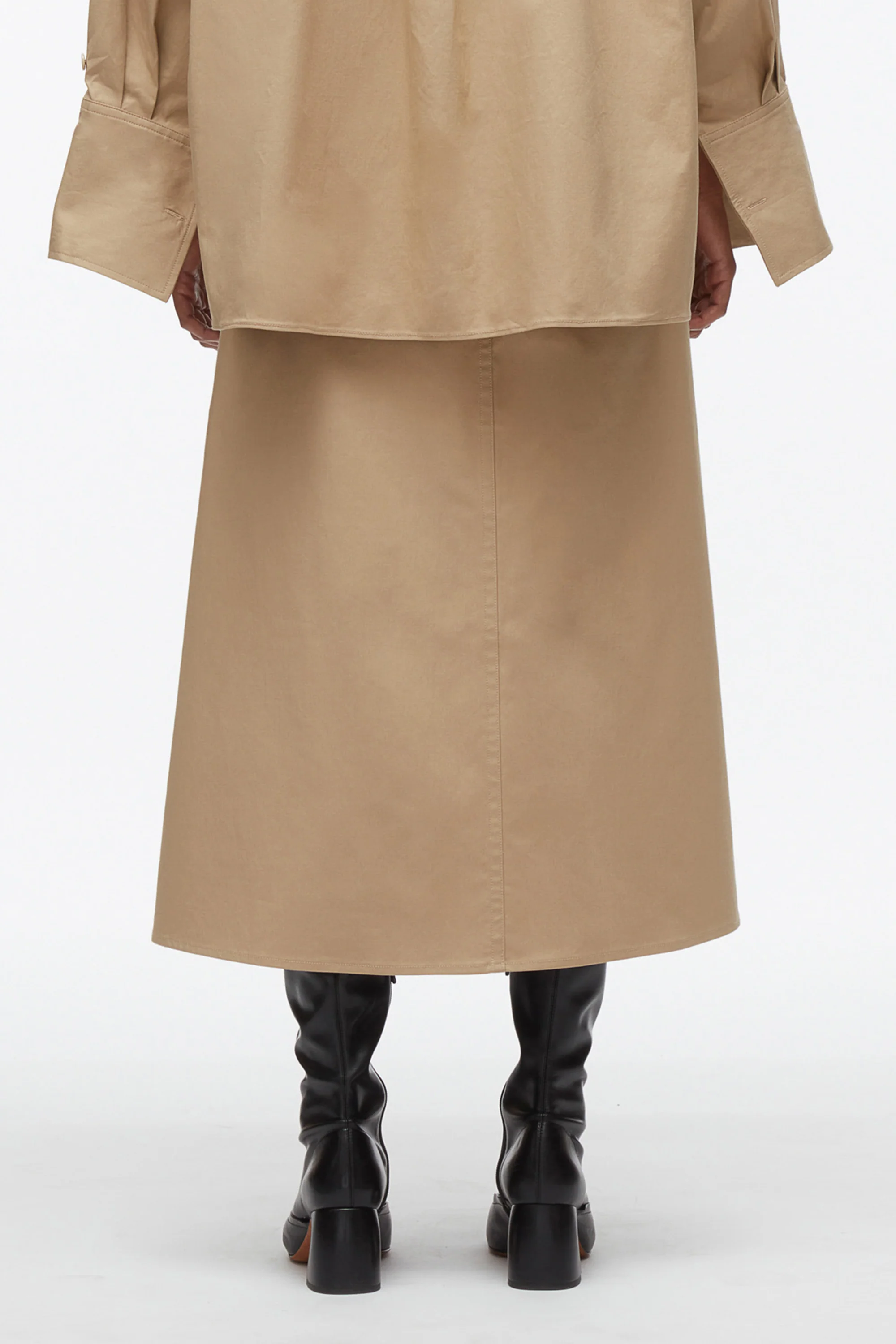 Buttoned Side Utility Skirt - Image 6