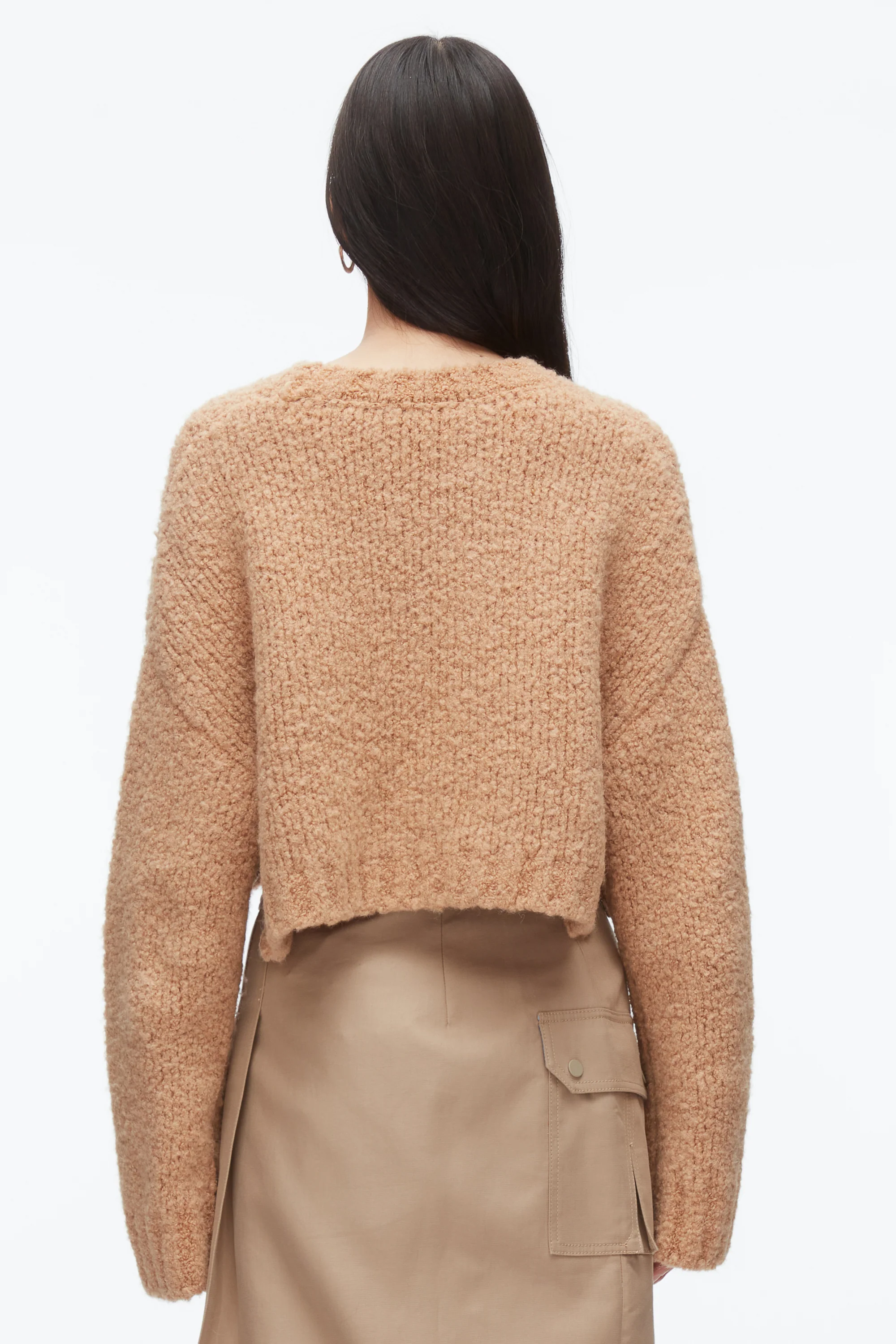 Boucle Zipper Crewneck - Image 12