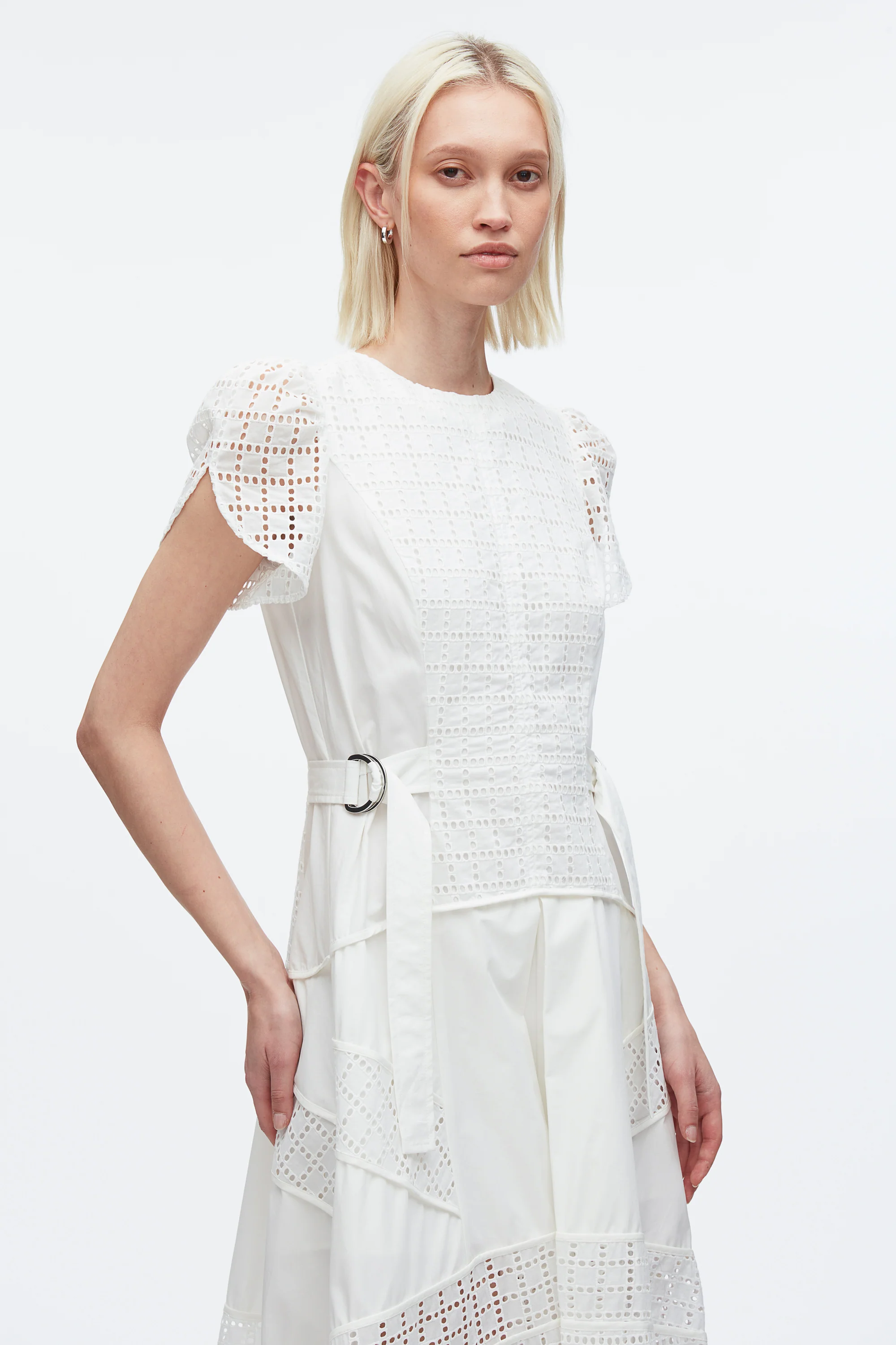Broderie Anglaise Tulip Dress - Image 5