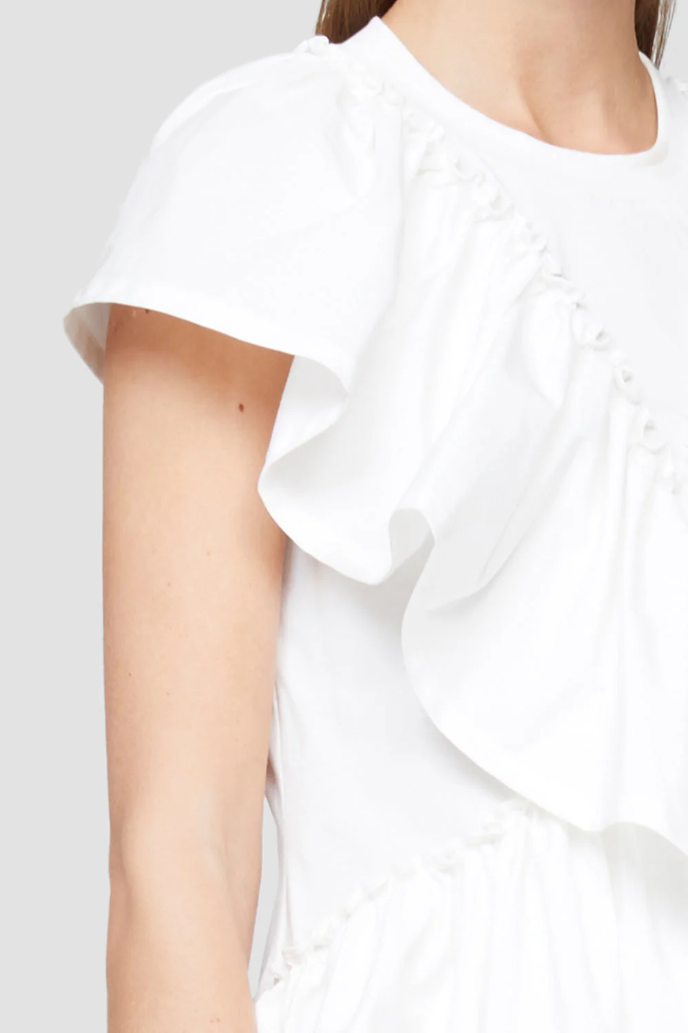 Butterfly Ruffle Sleeve TaNeck - Image 2