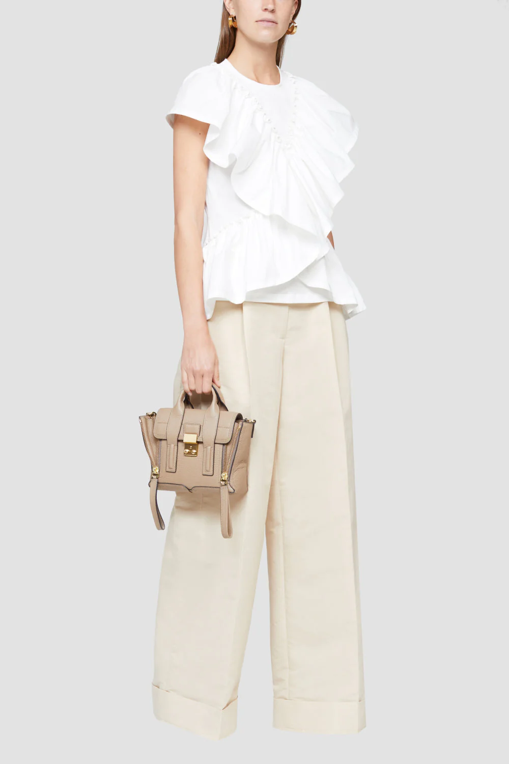 Butterfly Ruffle Sleeve TaNeck - Image 7