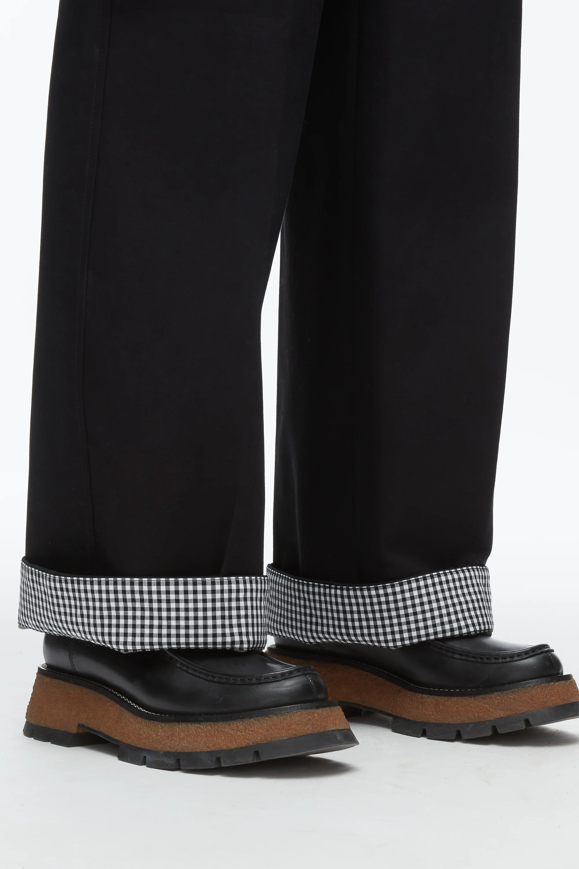 Carpenter Cargo Pants with Plaid Cuffs - Image 7