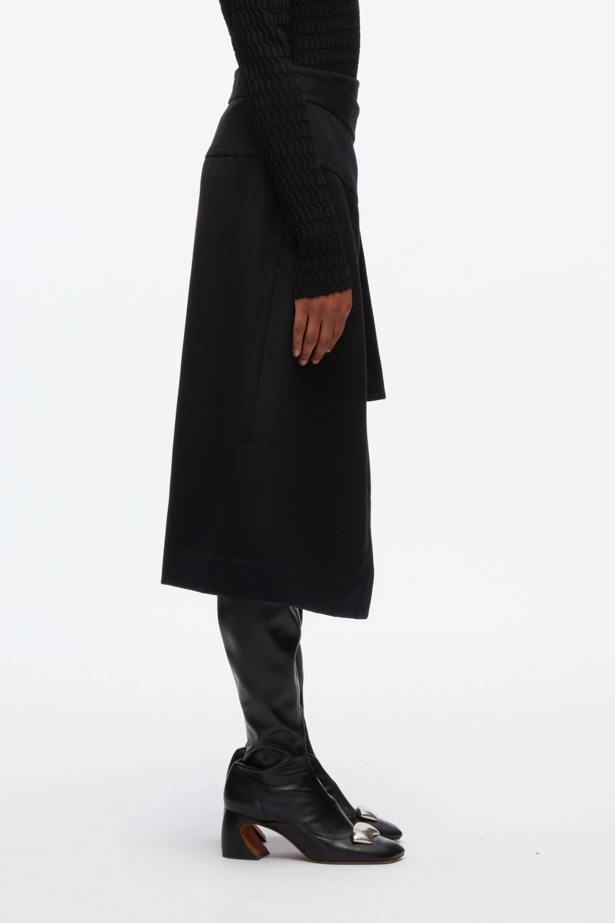 Cavalry Twill Wrap Skirt - Image 4