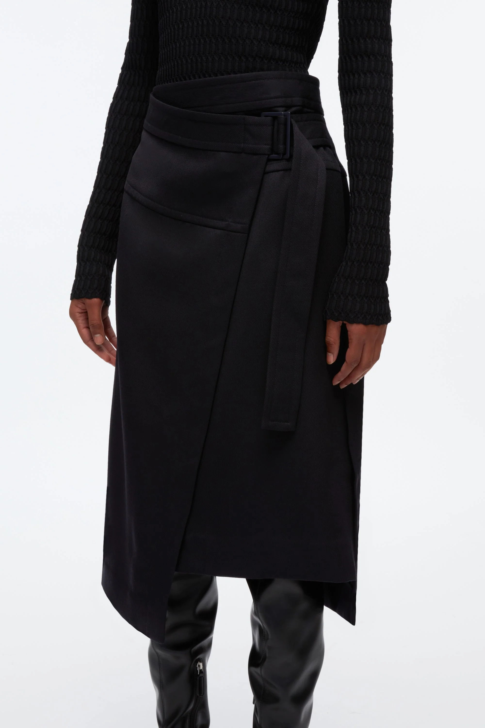 Cavalry Twill Wrap Skirt - Image 6