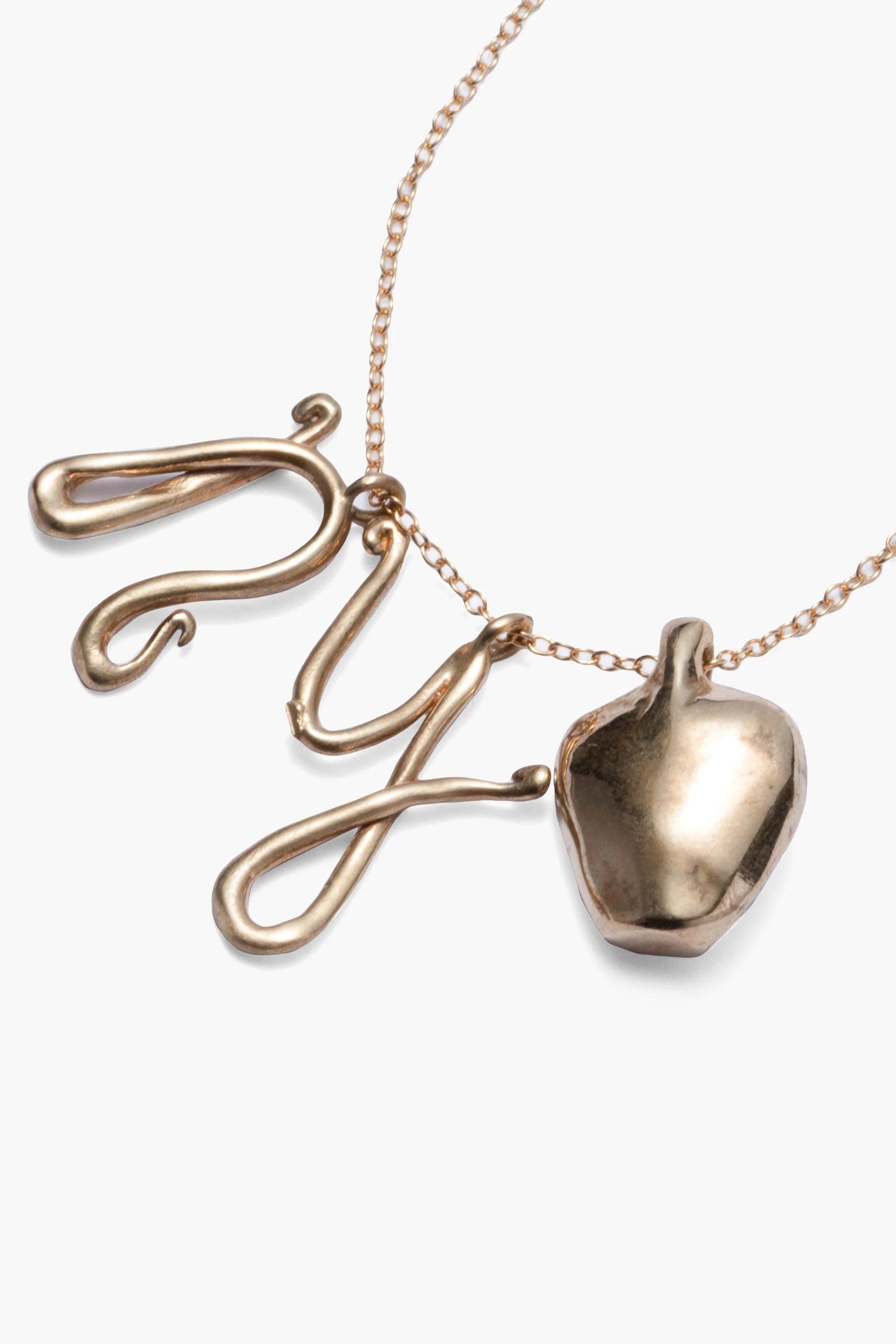 Heart NY Charm Necklace - Image 2