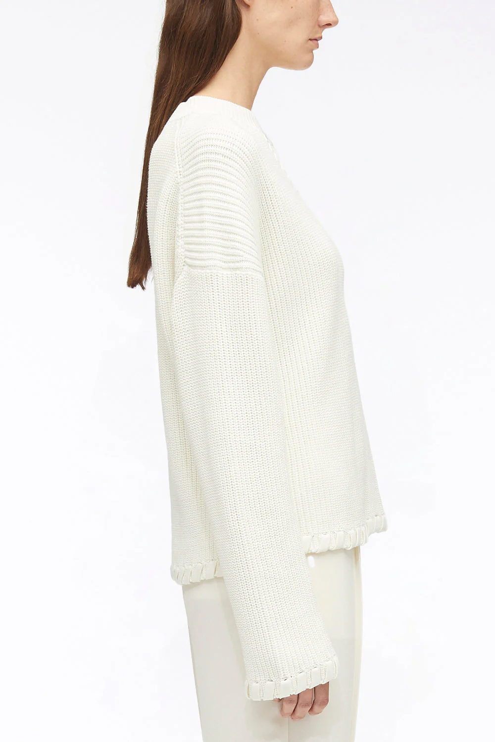 Ribbed V-Neck Jumper - Image 8