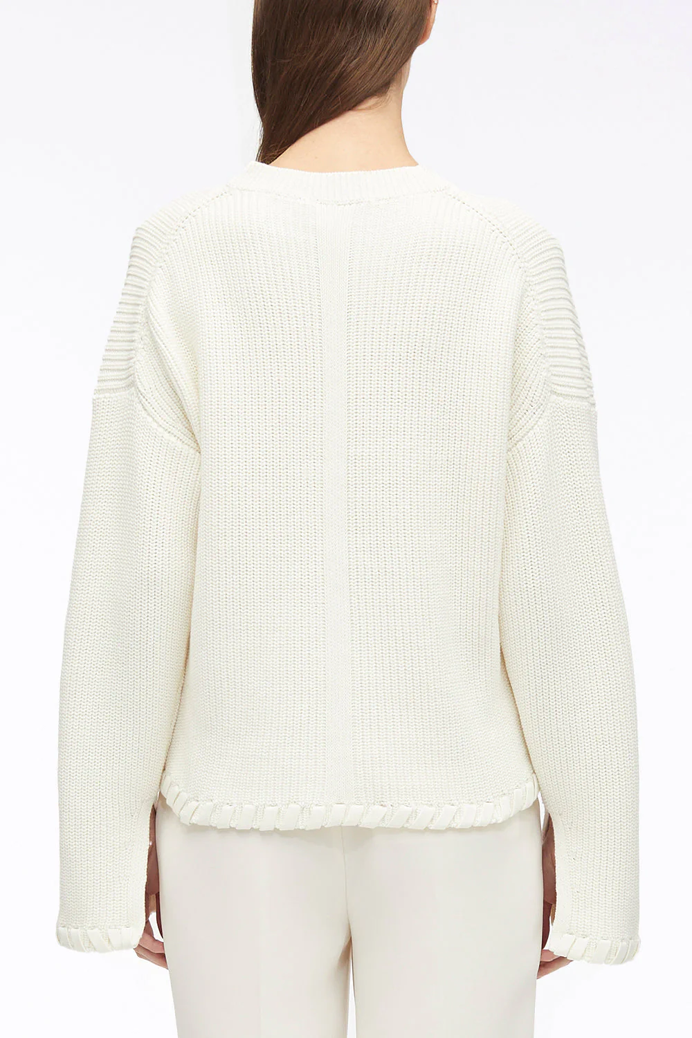 Ribbed V-Neck Jumper - Image 9