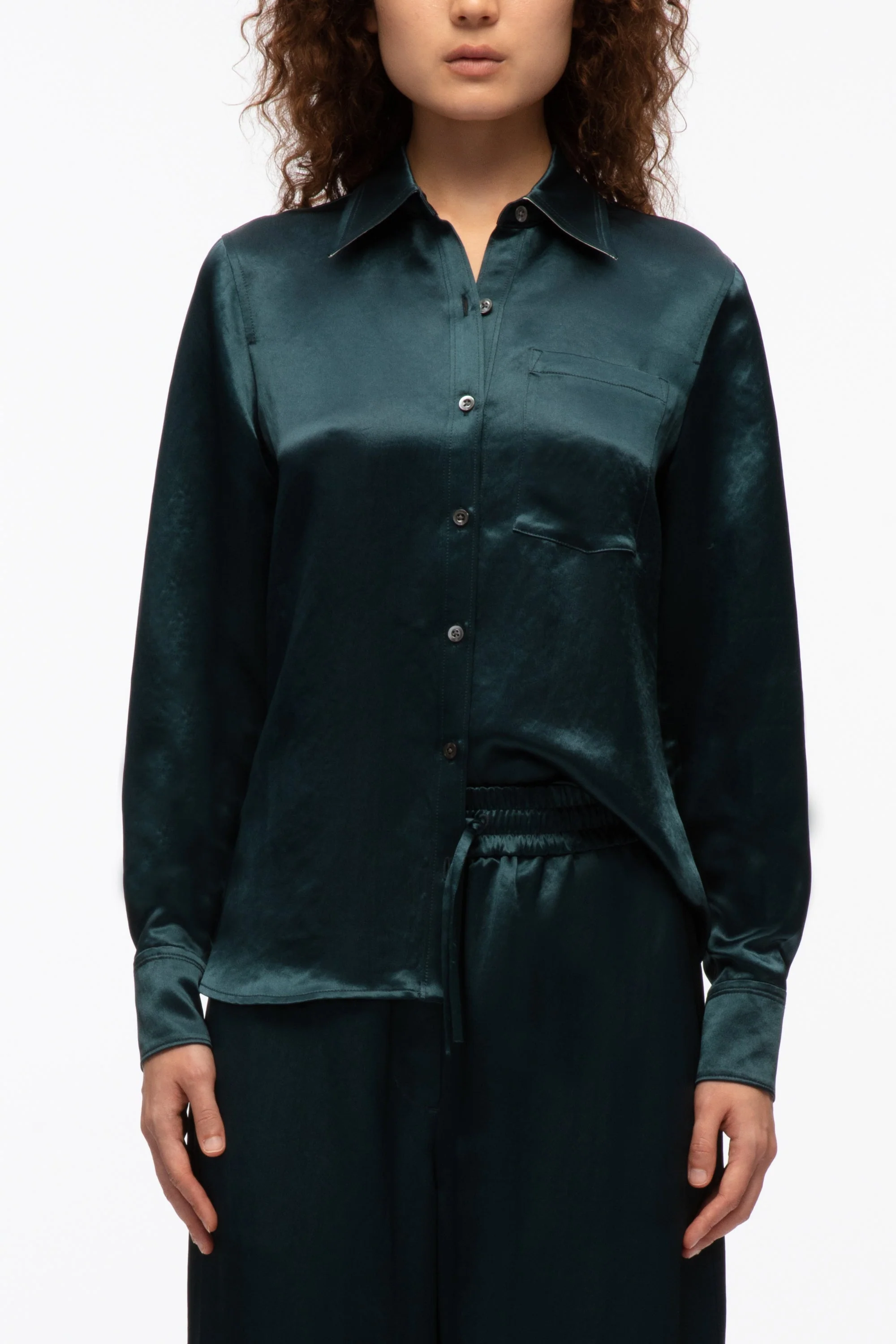 Classic Satin Shirt - Image 3