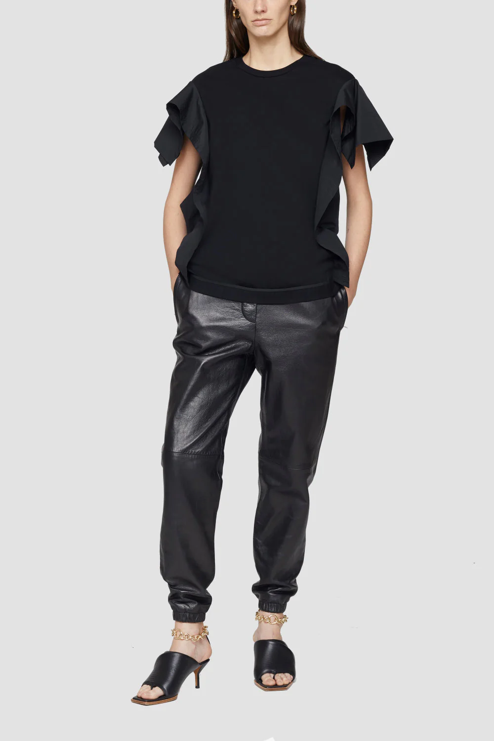 Combo Tshirt W Ruffle Sleeveless - Image 7