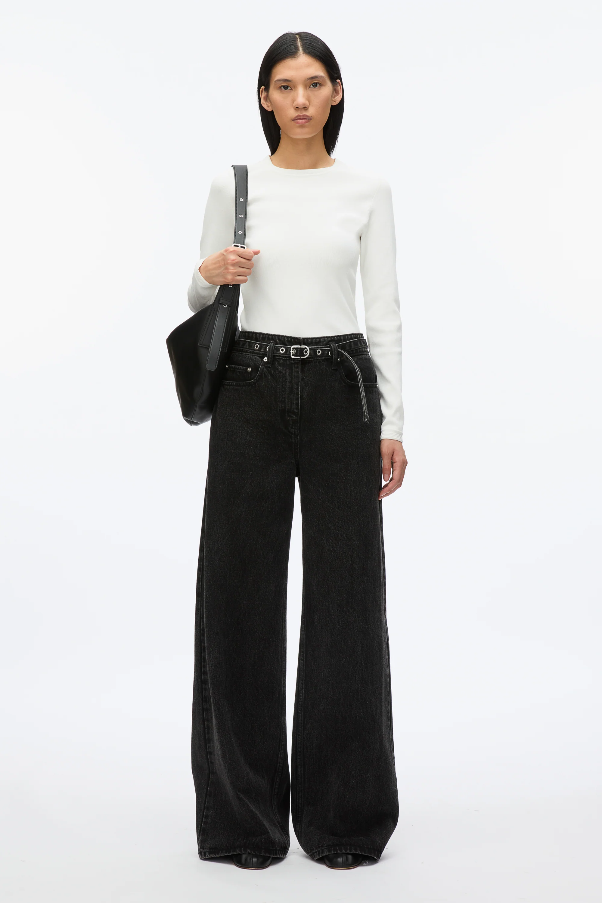 Compact Rib Long Sleeve Tee