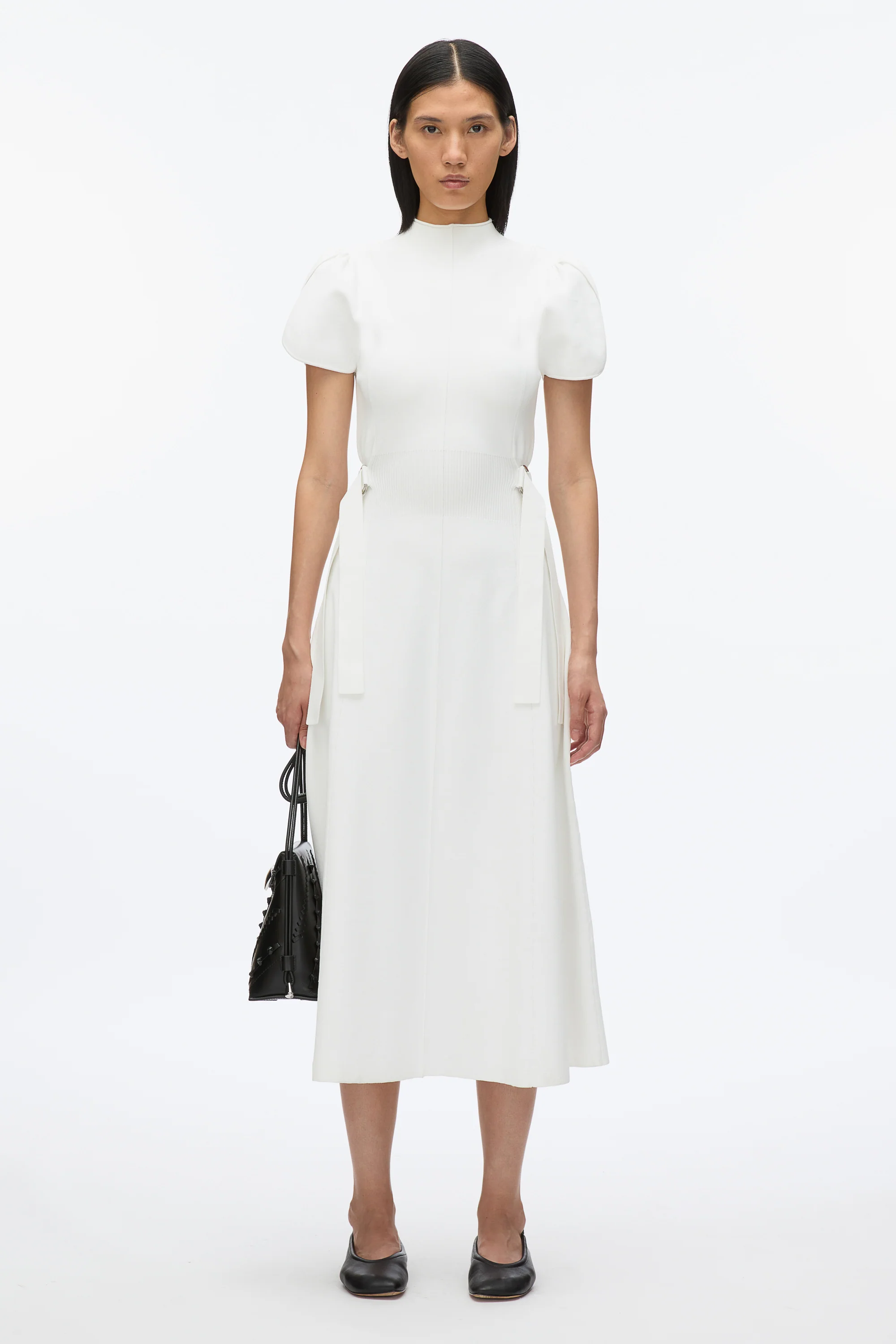Compact Rib Tulip Dress - Image 5
