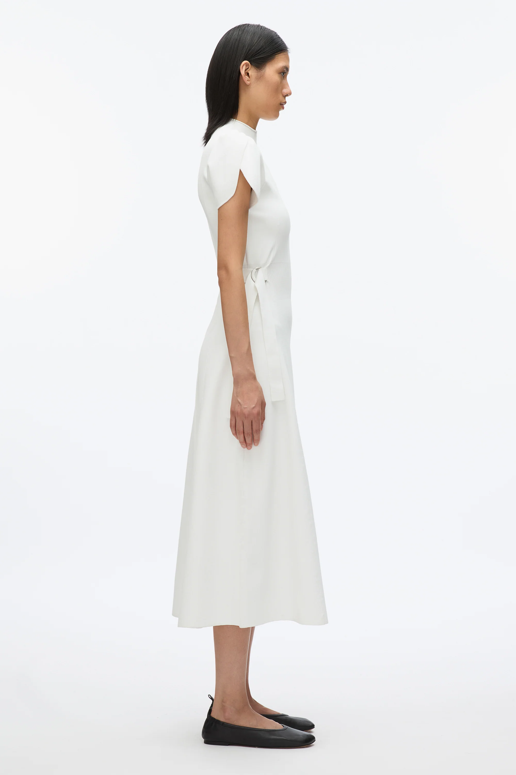 Compact Rib Tulip Dress - Image 7