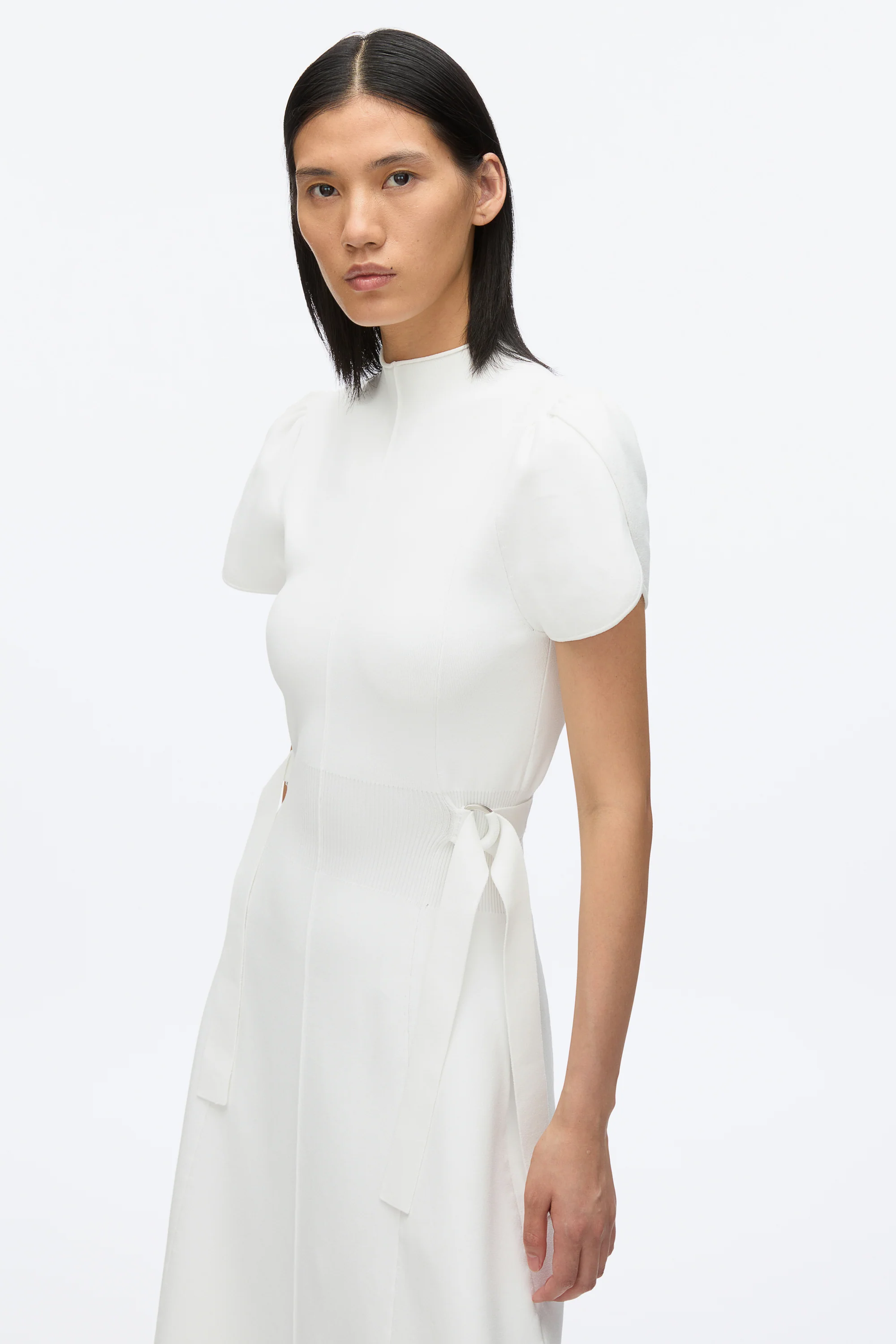 Compact Rib Tulip Dress - Image 9