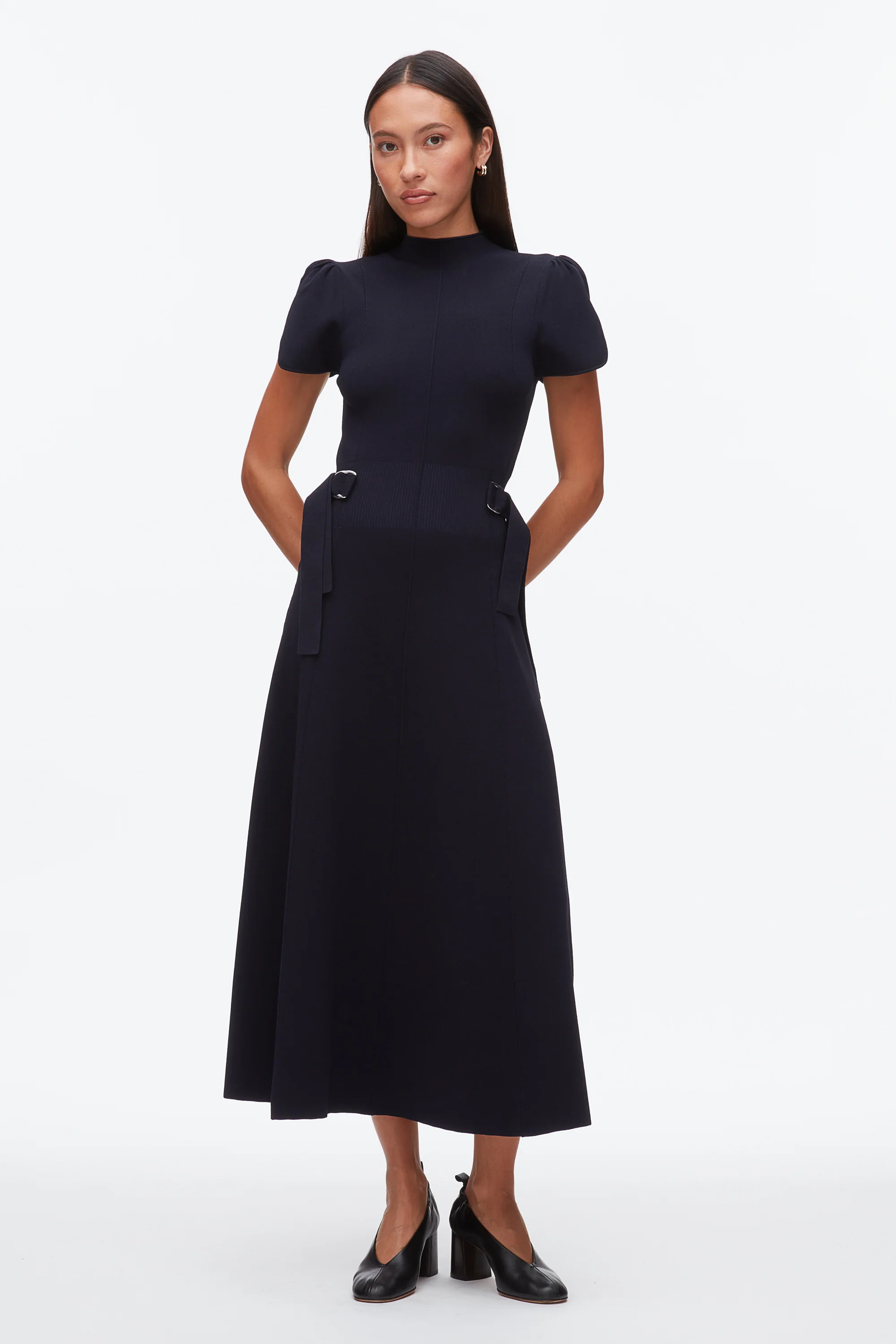 Compact Rib Tulip Dress - Image 7