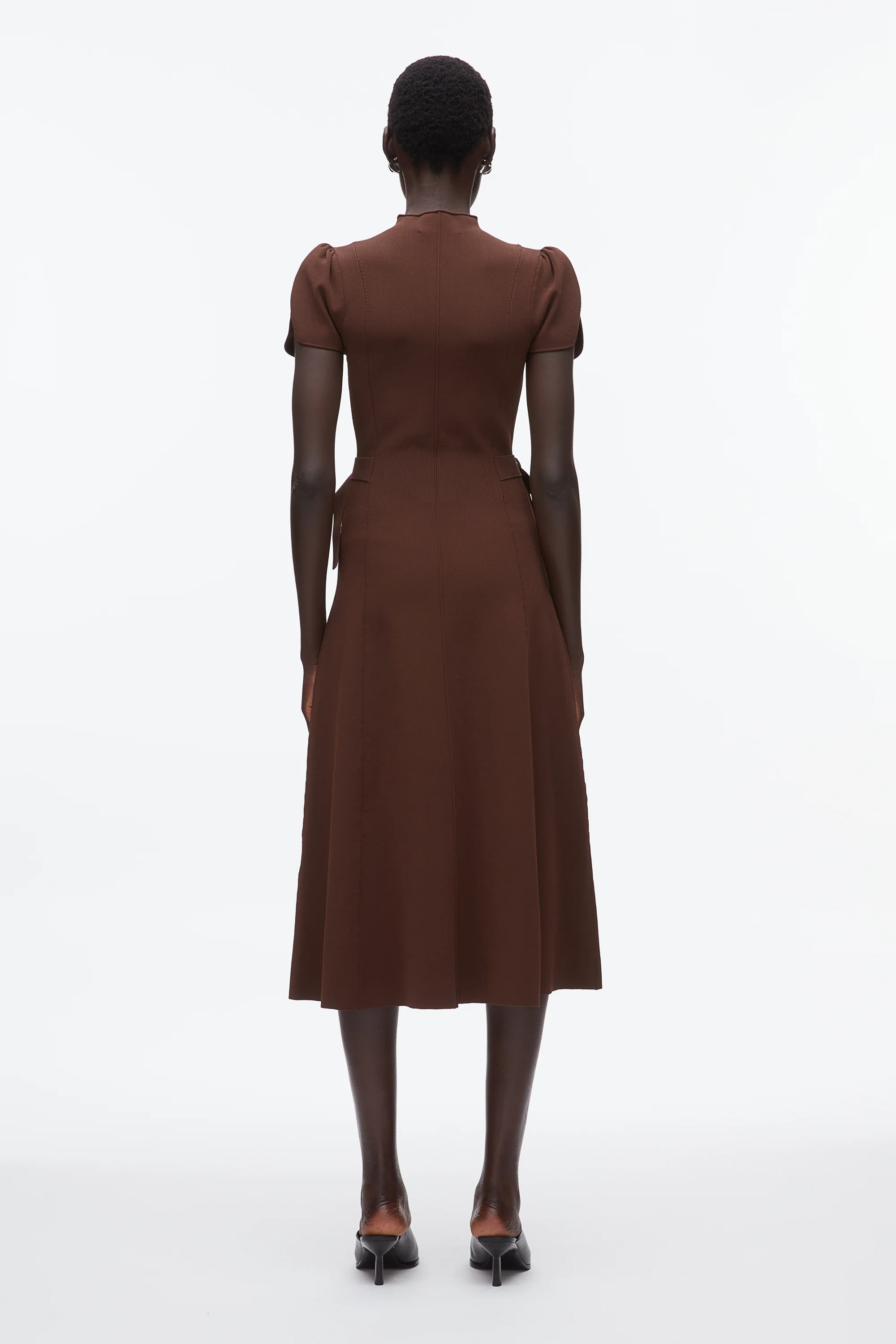 Compact Rib Tulip Dress - Image 5