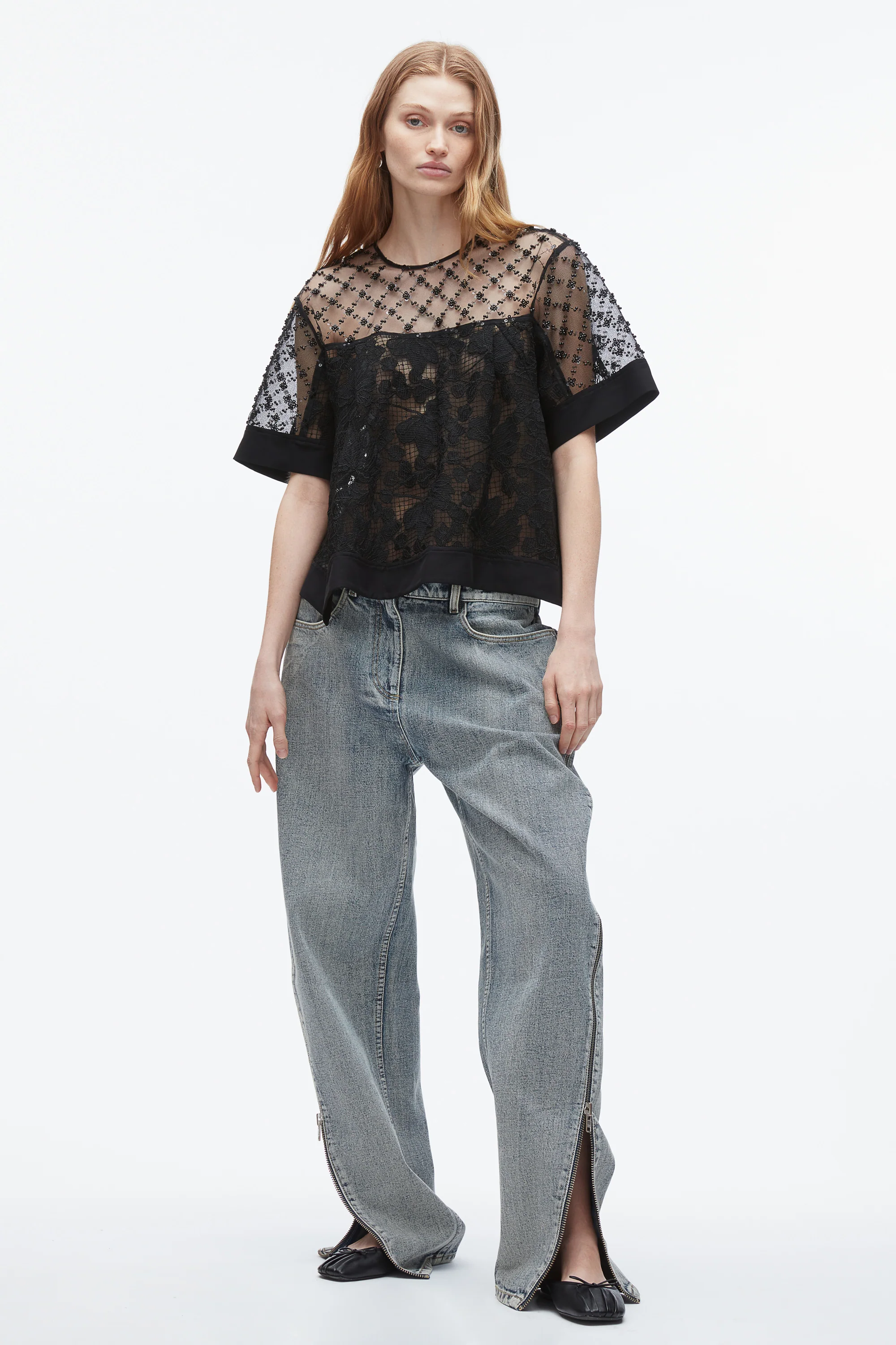 Corded Lace Organza Top - Image 7