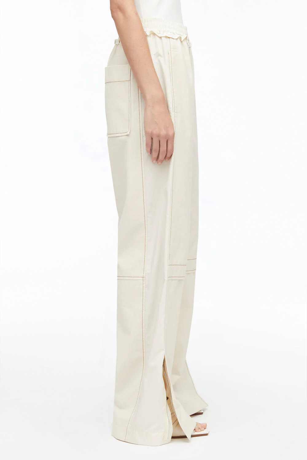 Cotton Canvas Ripstop Combo Utility Crop Pant - Image 4
