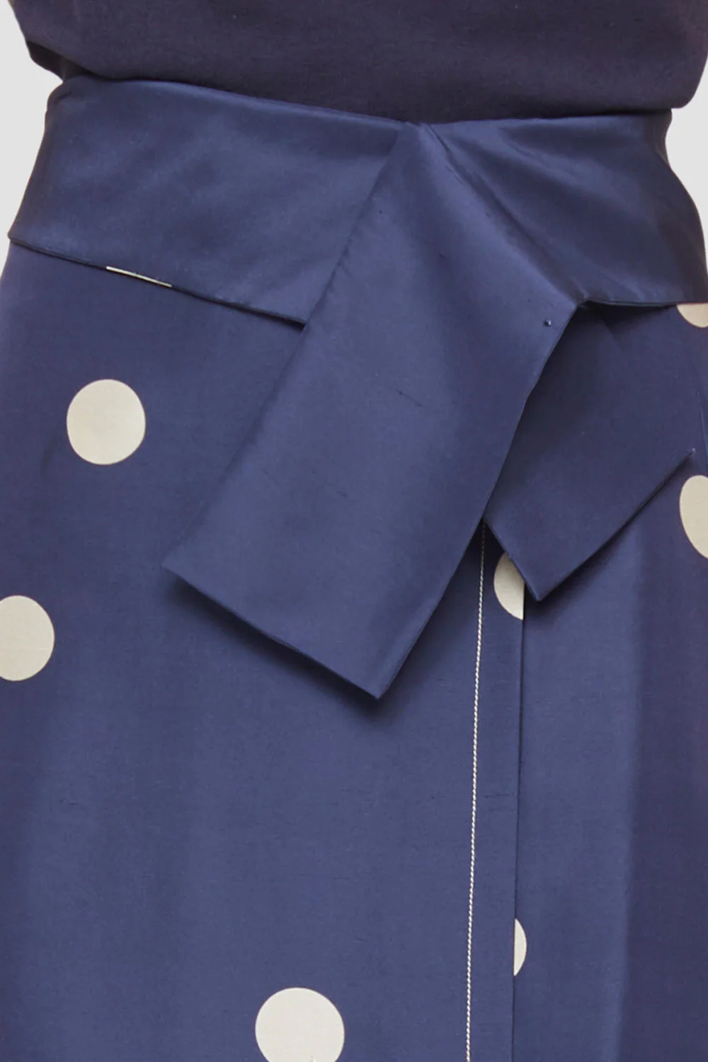 Dot Print Drape Band Skirt - Image 13