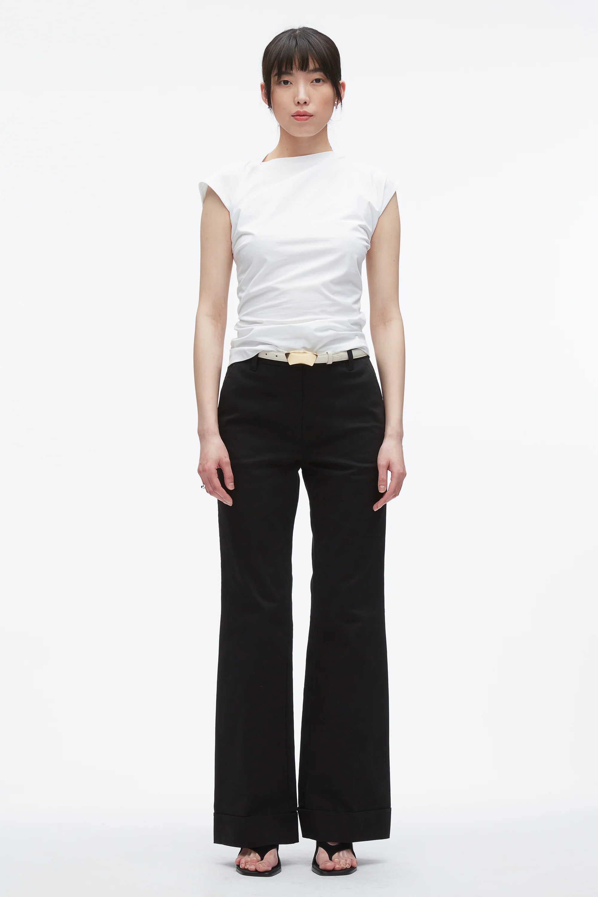 Draped Asymmetric T-Shirt - Image 2