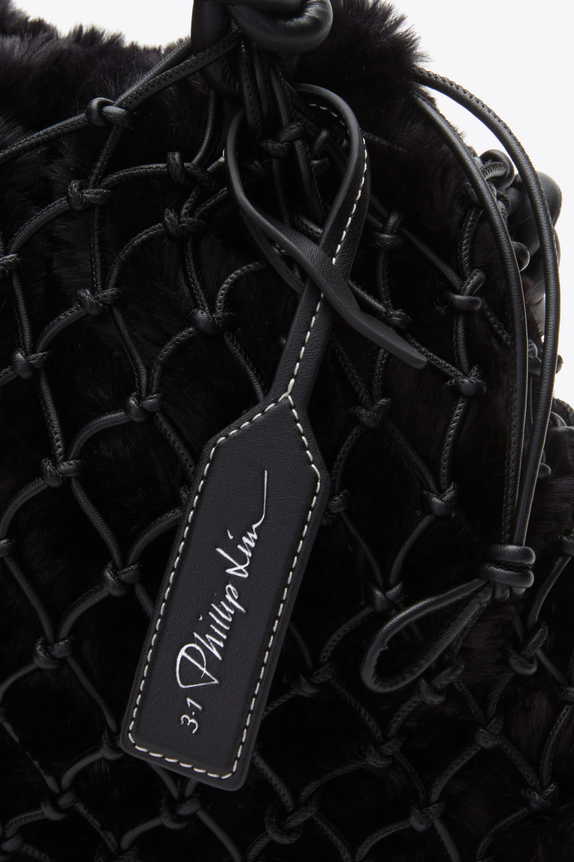 Faux Fur Macrame Mini Sac - Image 11