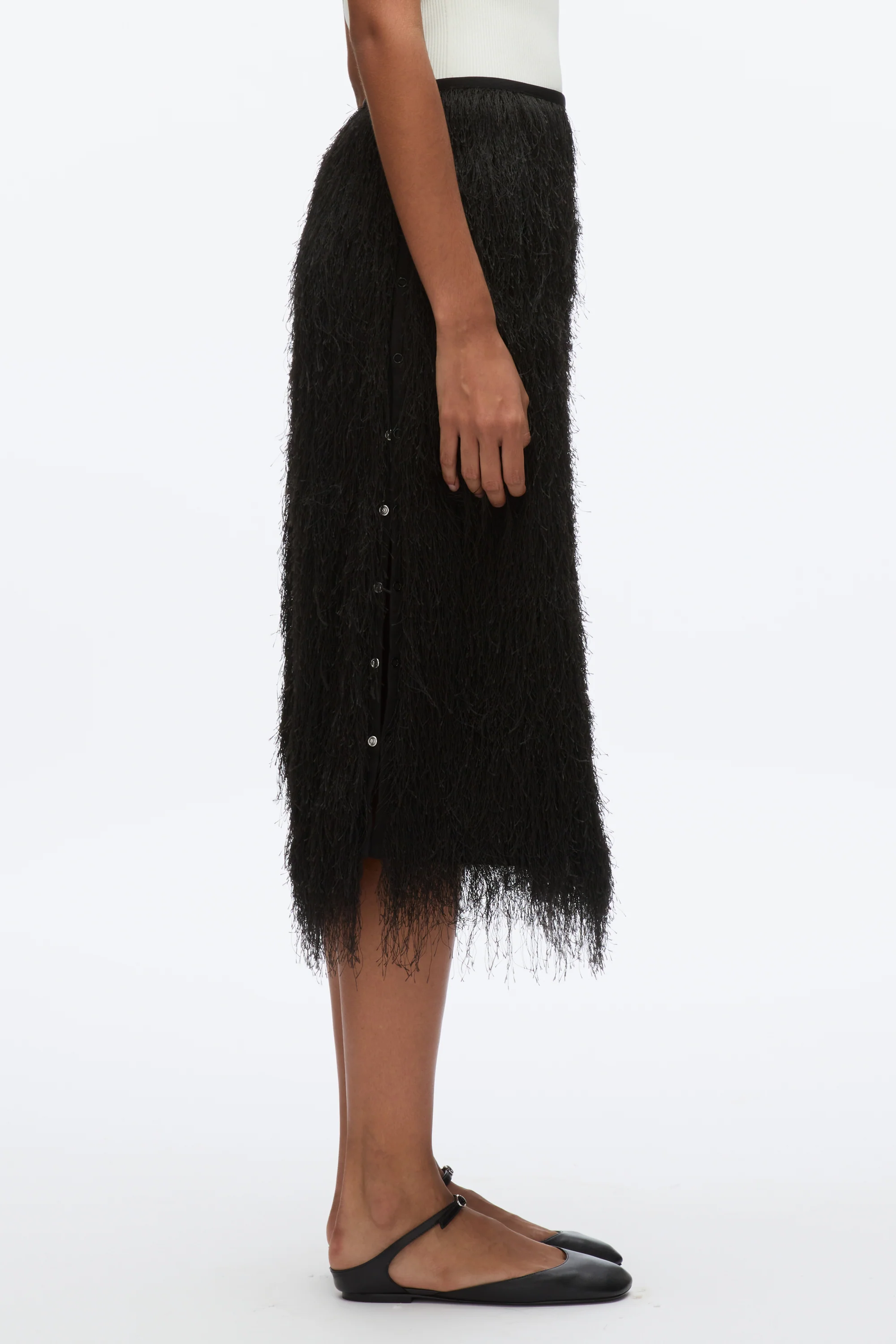 Fringe Slip Skirt - Image 8