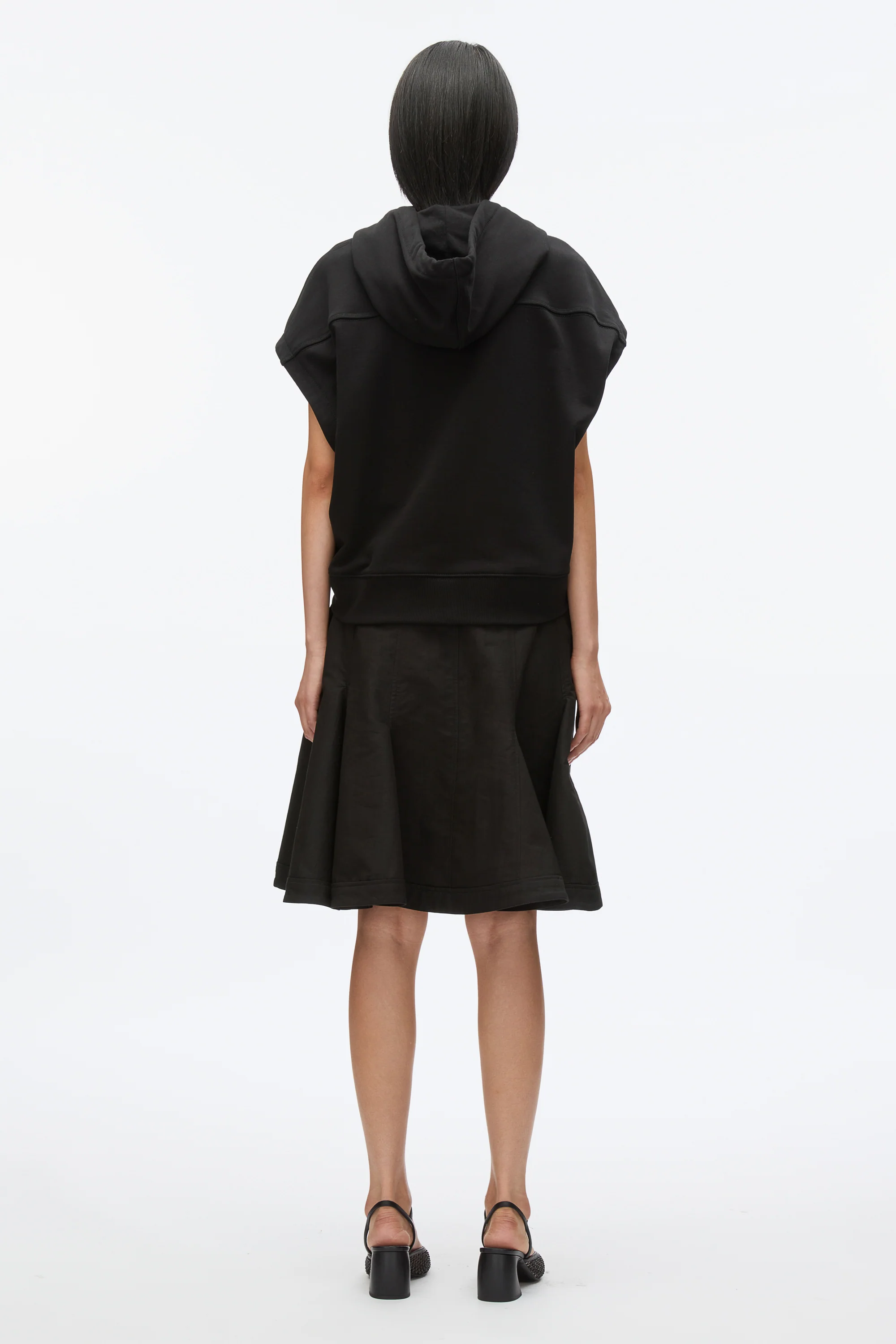 Hoodie Dress with Flounce Skirt - Image 4