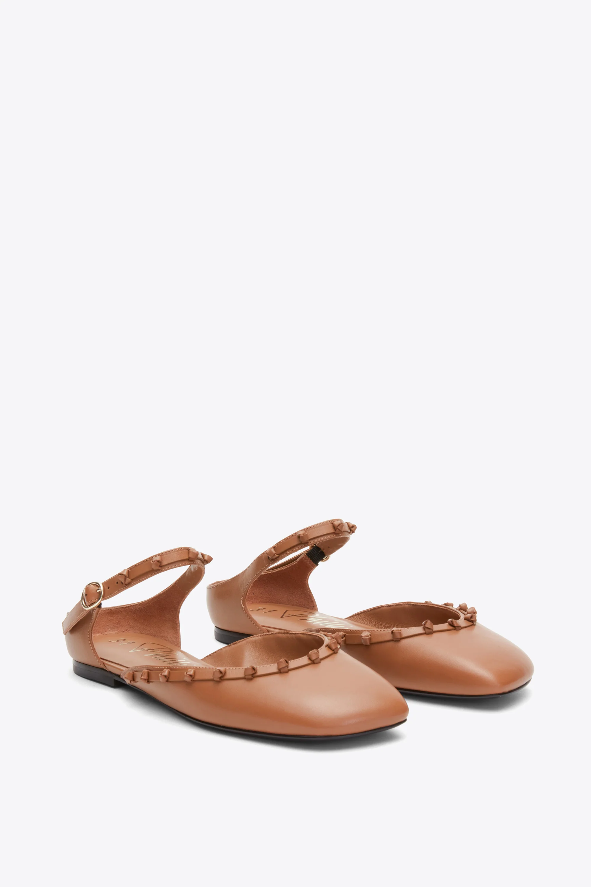 ID Mary Jane Flat with Leather Craft - Image 2