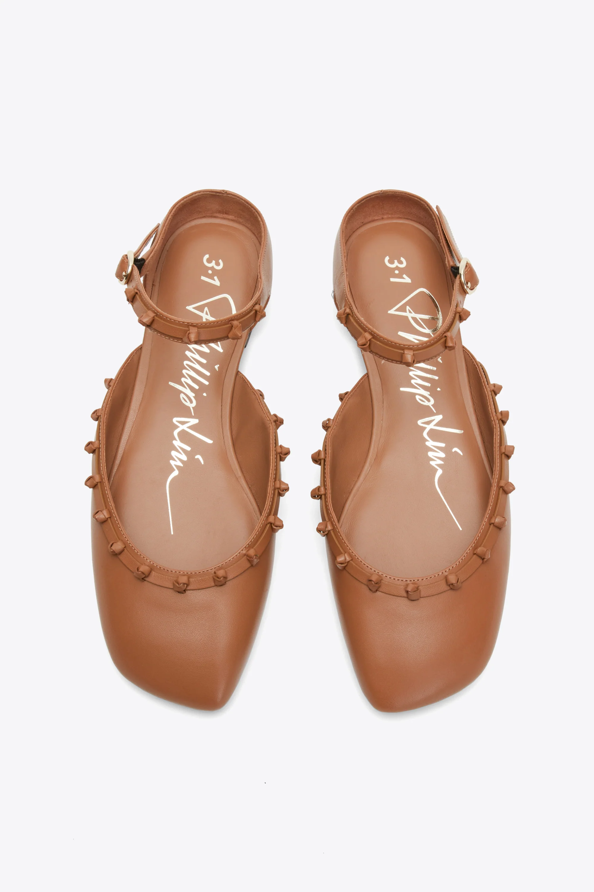 ID Mary Jane Flat with Leather Craft - Image 4