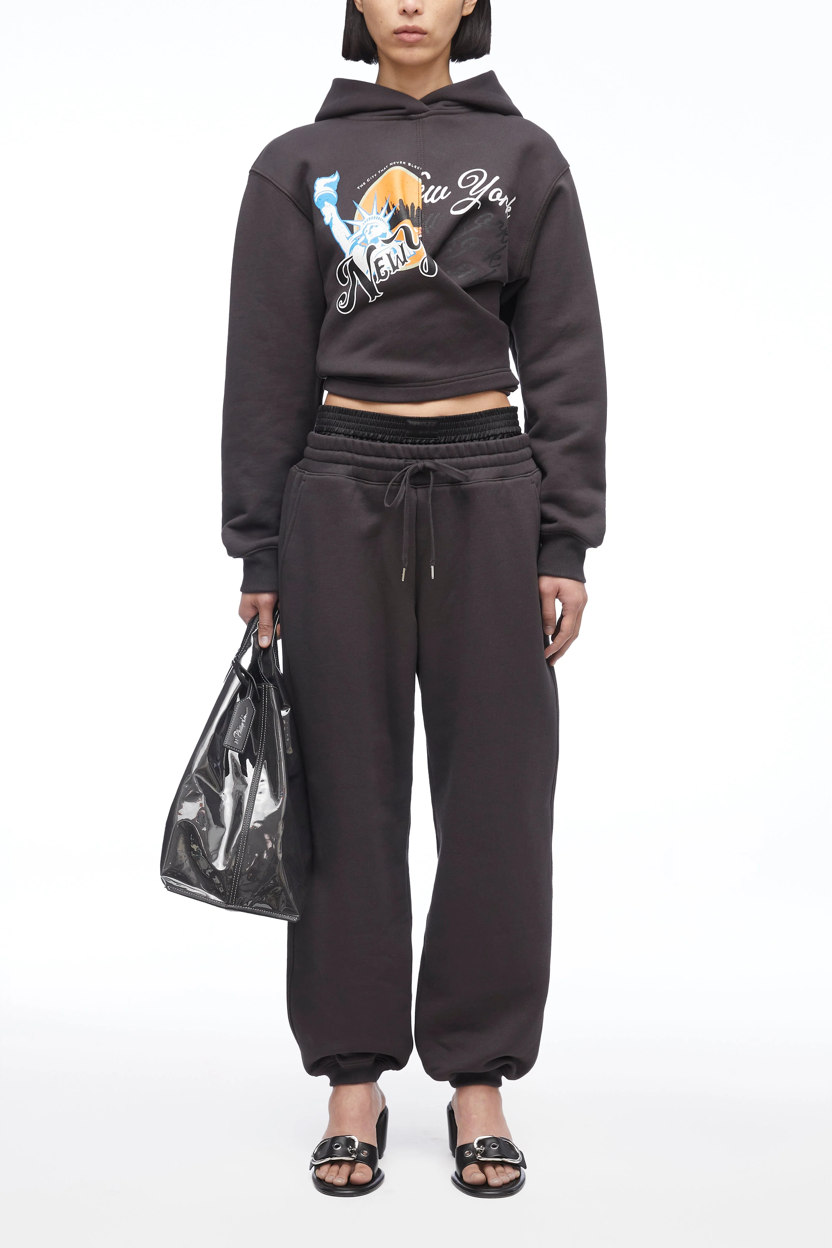 Jogger Sweatpant With Satin Boxer Waistand - Image 2