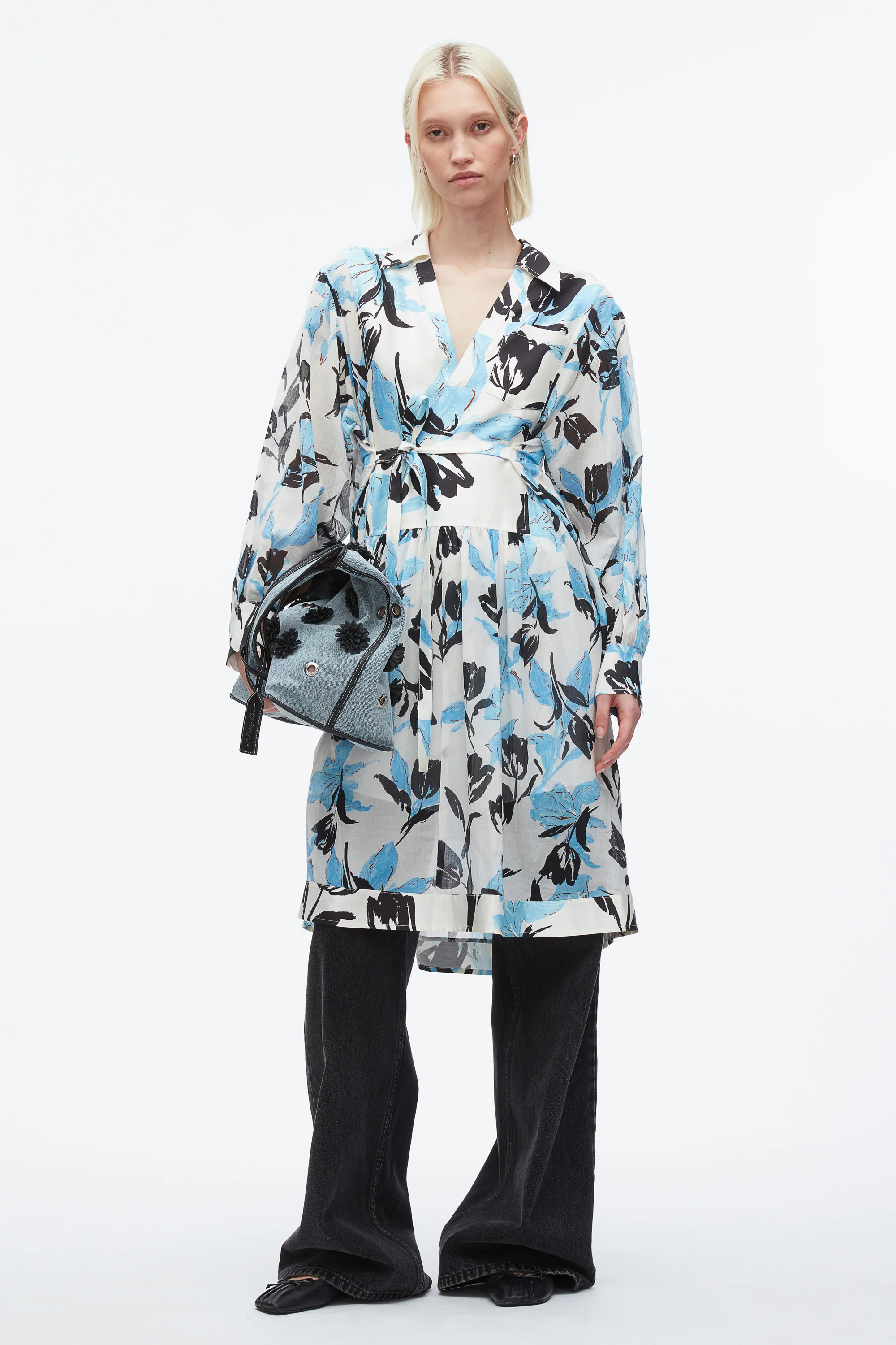 Joyful Tulip Shirt Dress - Image 2