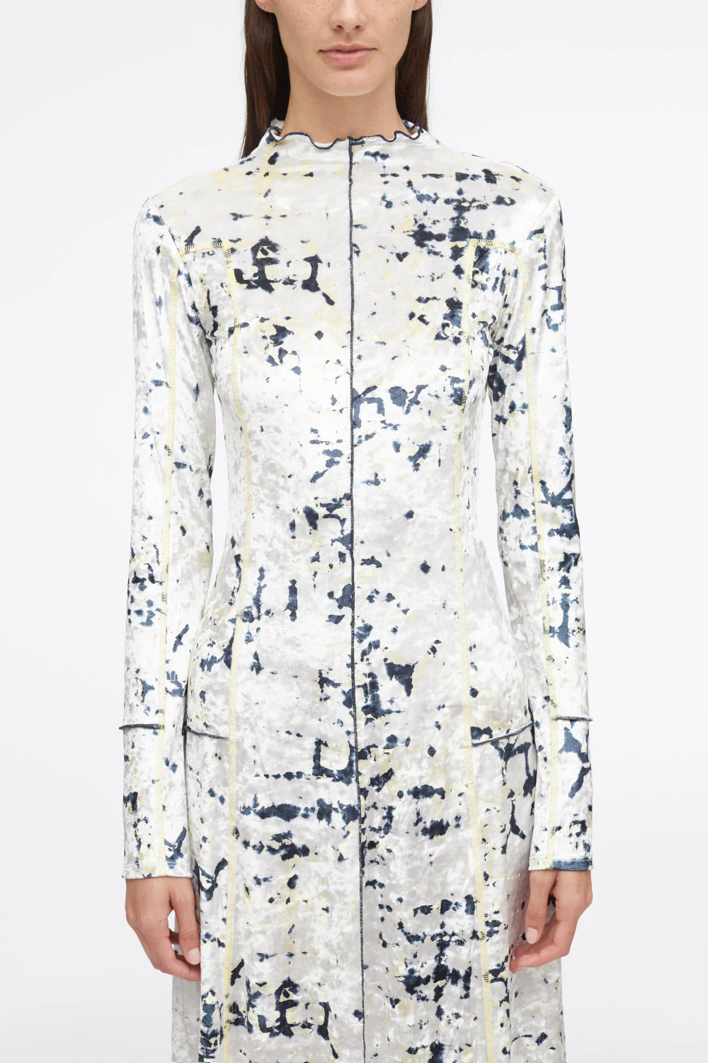Kaleidoscope Crushed Velvet Flare Dress - Image 5