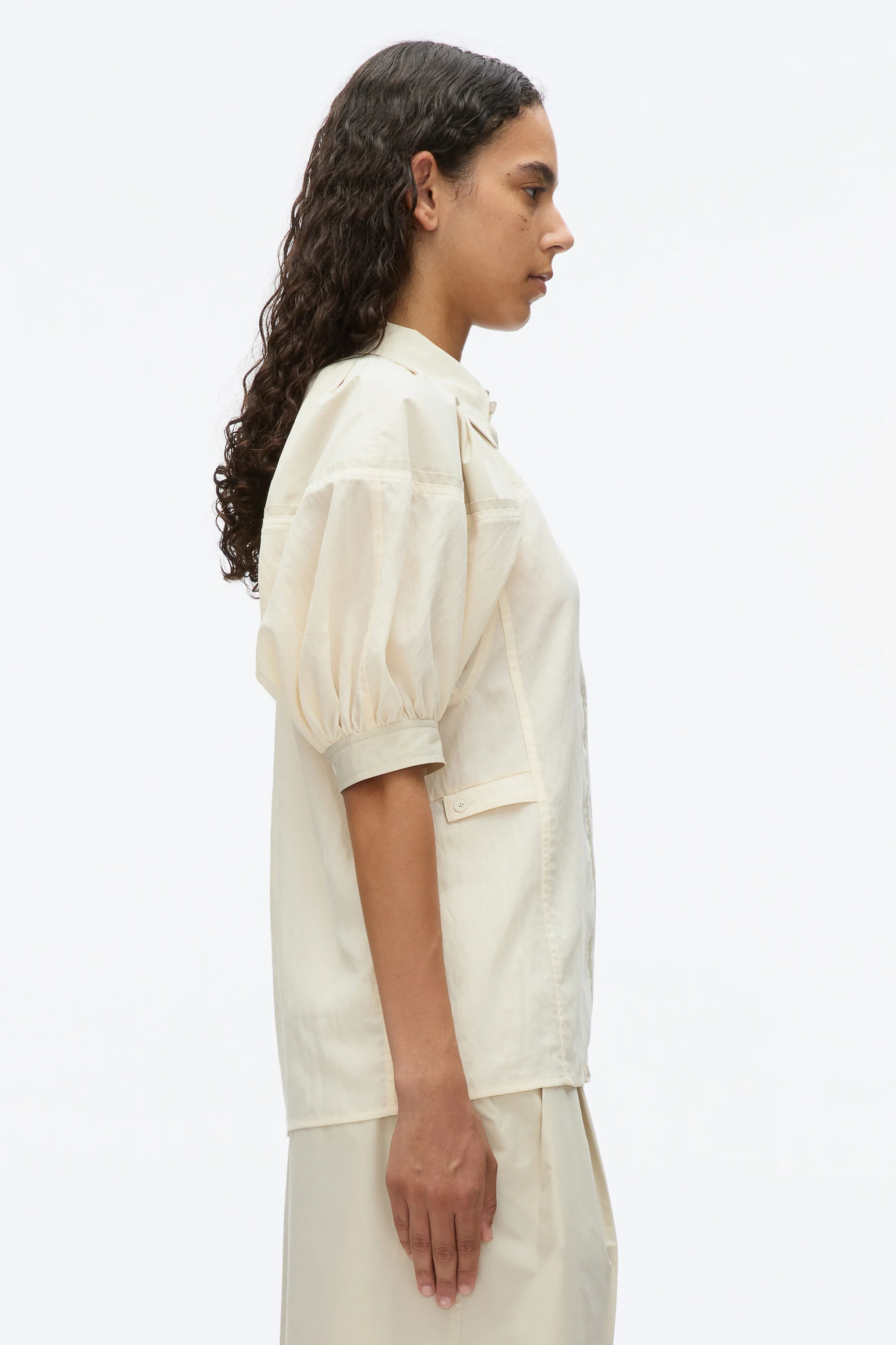 Lantern Sleeve Combo Shirt - Image 3