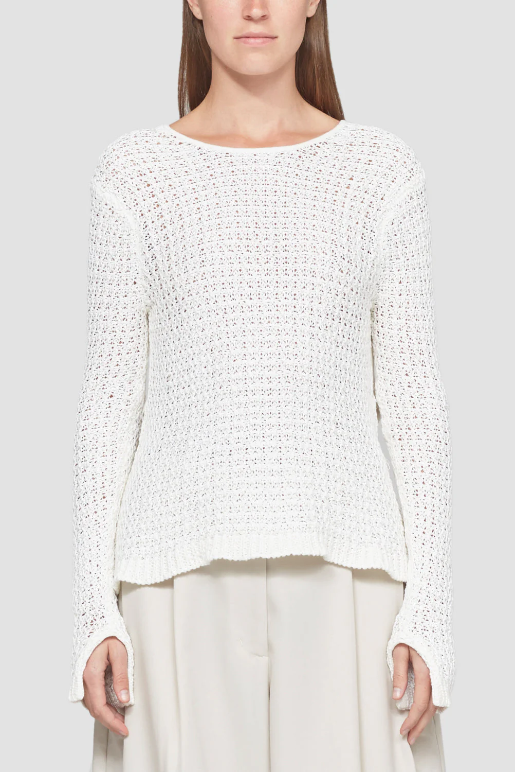 Textured Long Sleeve Crewneck - Image 5
