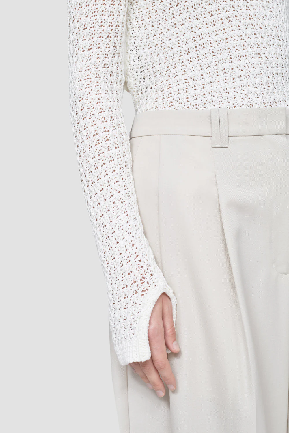Textured Long Sleeve Crewneck - Image 7