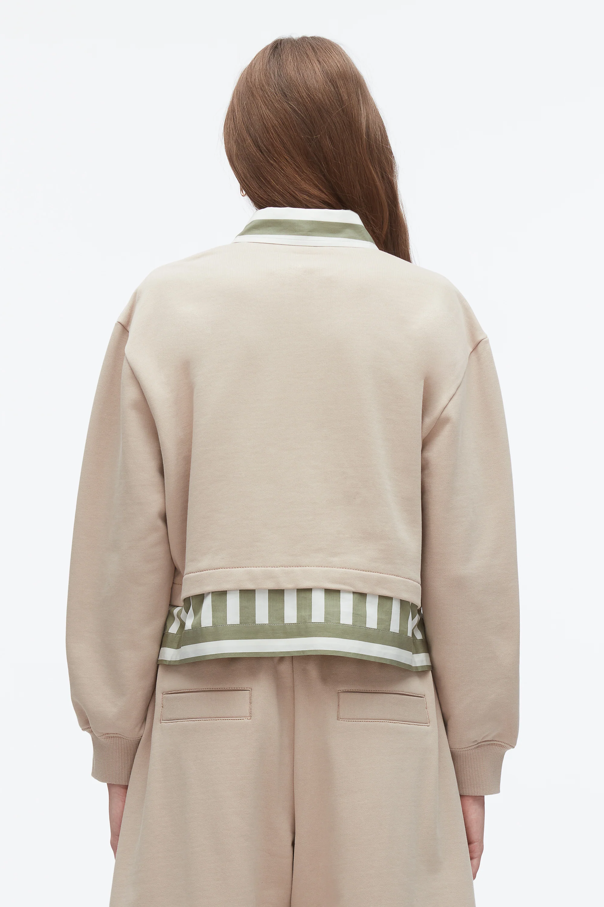 Cropped Polo With Stripe Combo - Image 5