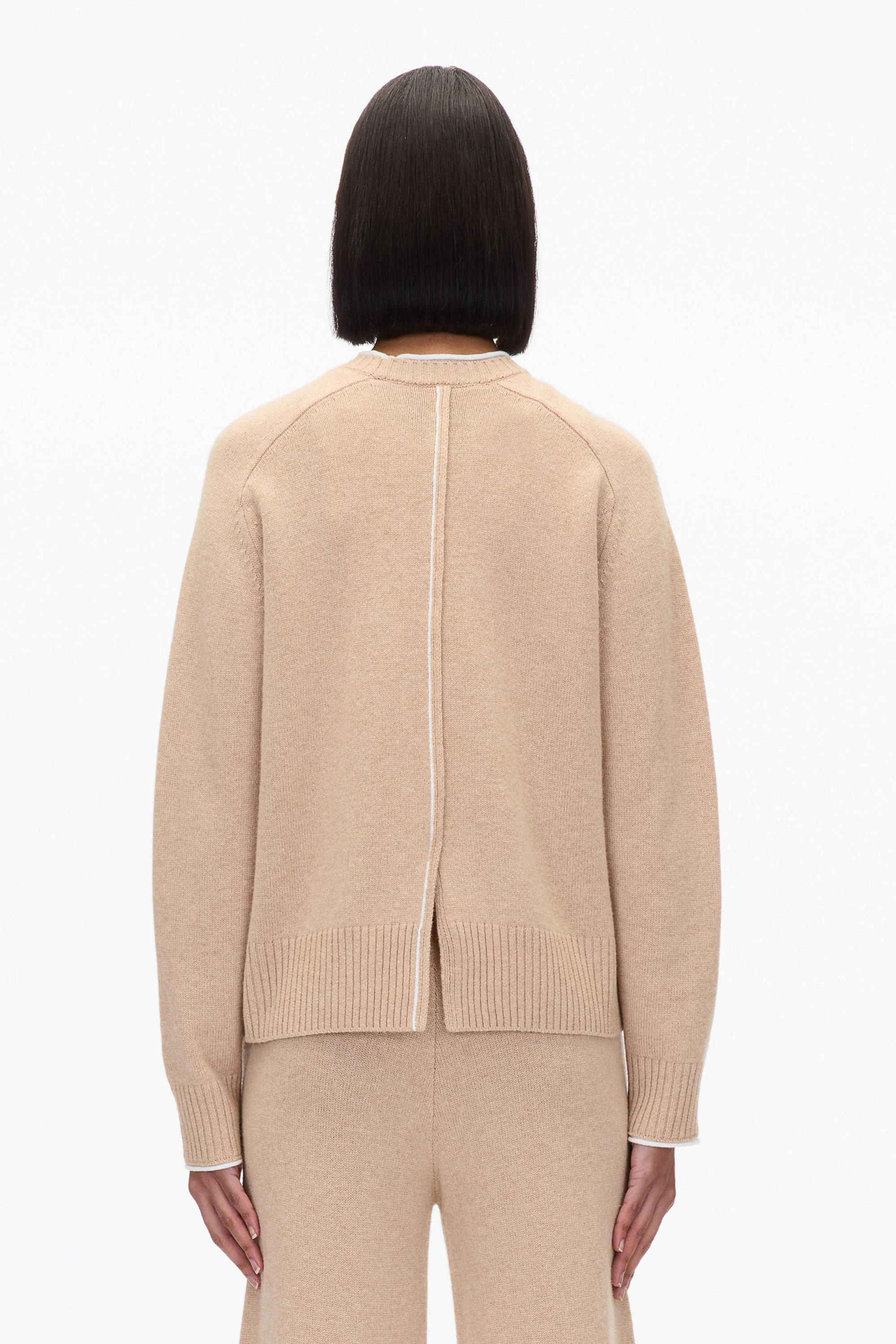 Relaxed Crewneck with Contrast Trims - Image 4