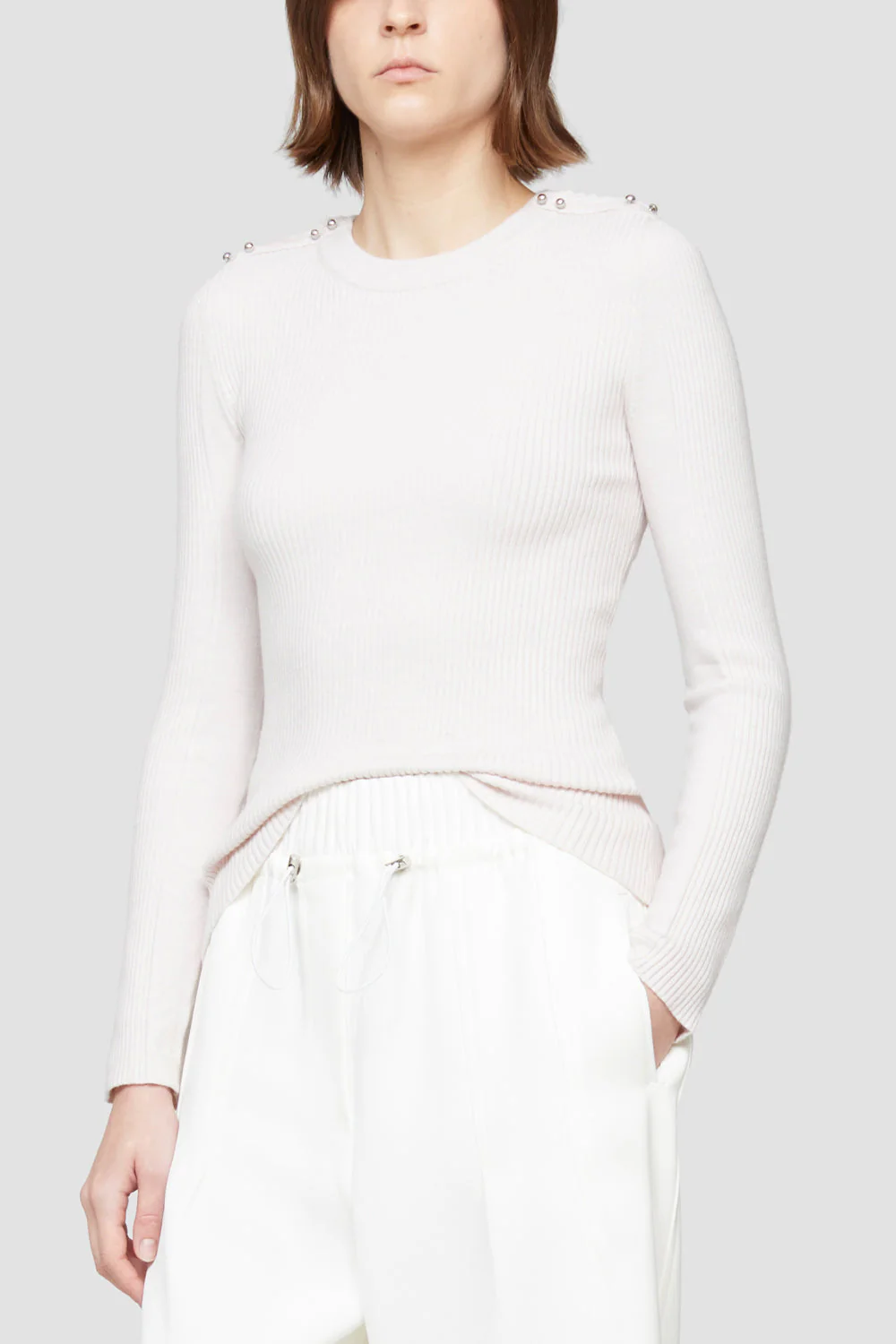 Ls Wool Ribbed Crewneck Pullov - Image 10