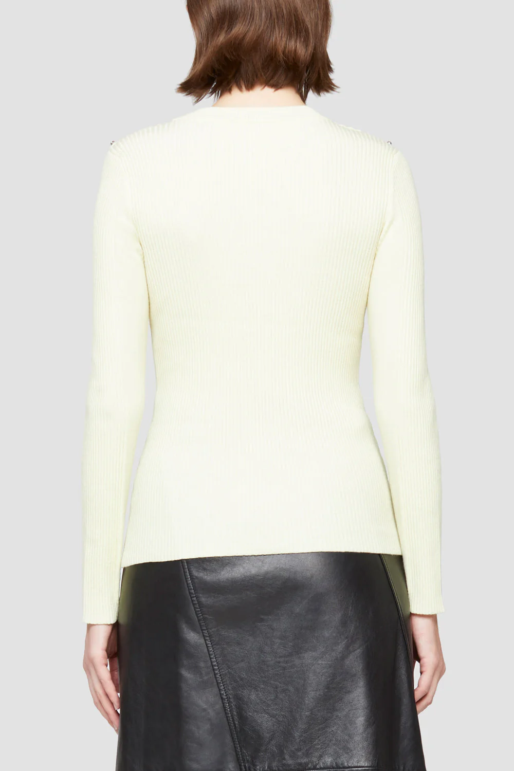 Ls Wool Ribbed Crewneck Pullov - Image 5