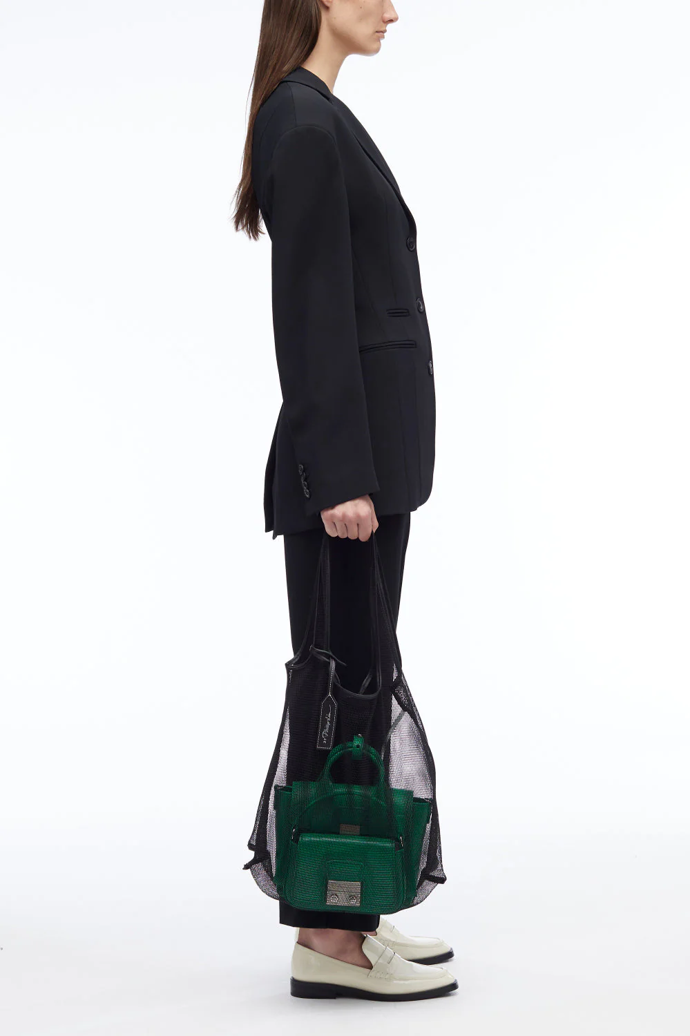 Matte Crepe Cinched Blazer - Image 4