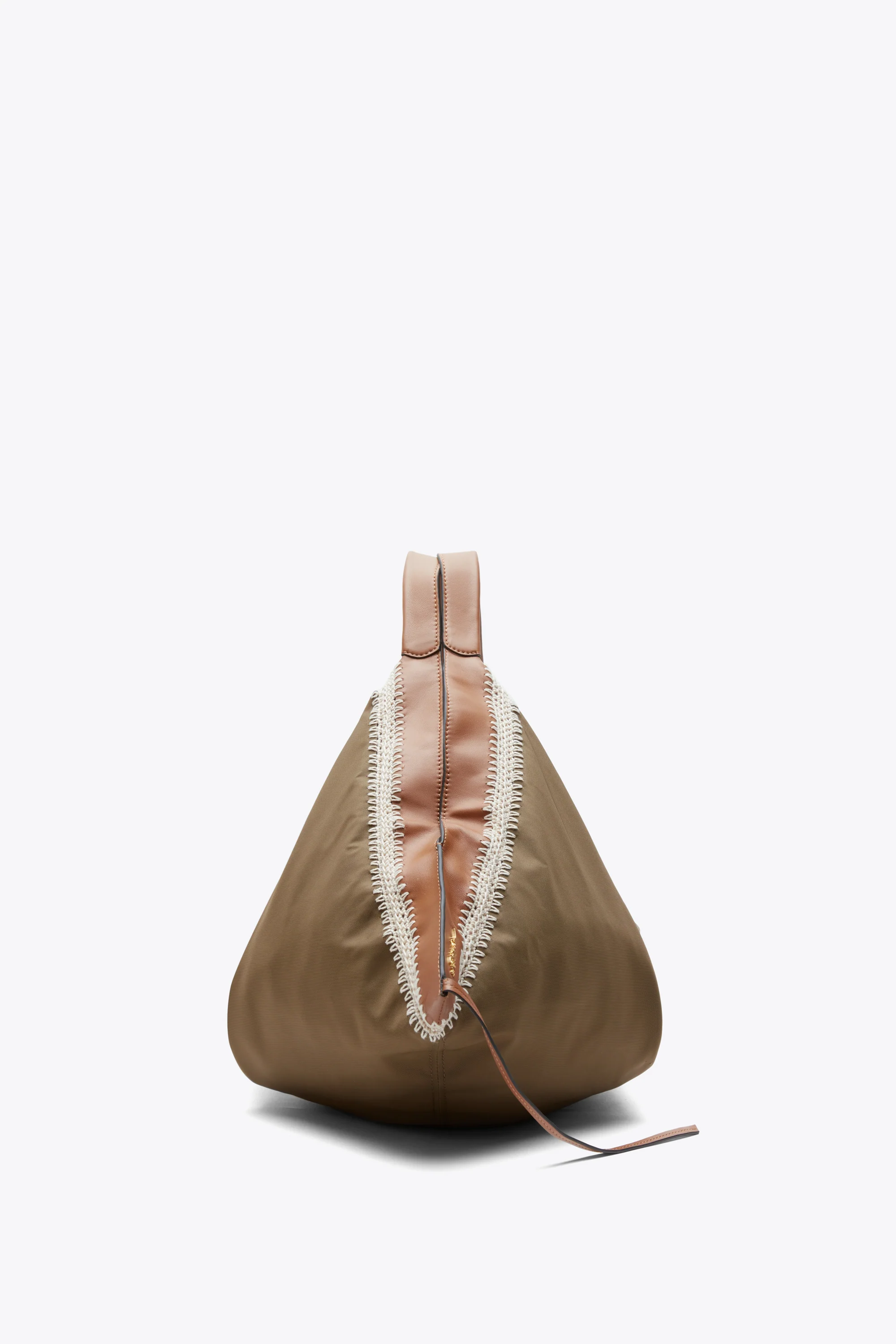 Nylon Luna Medium Bag with Contrast Stitch - Image 3