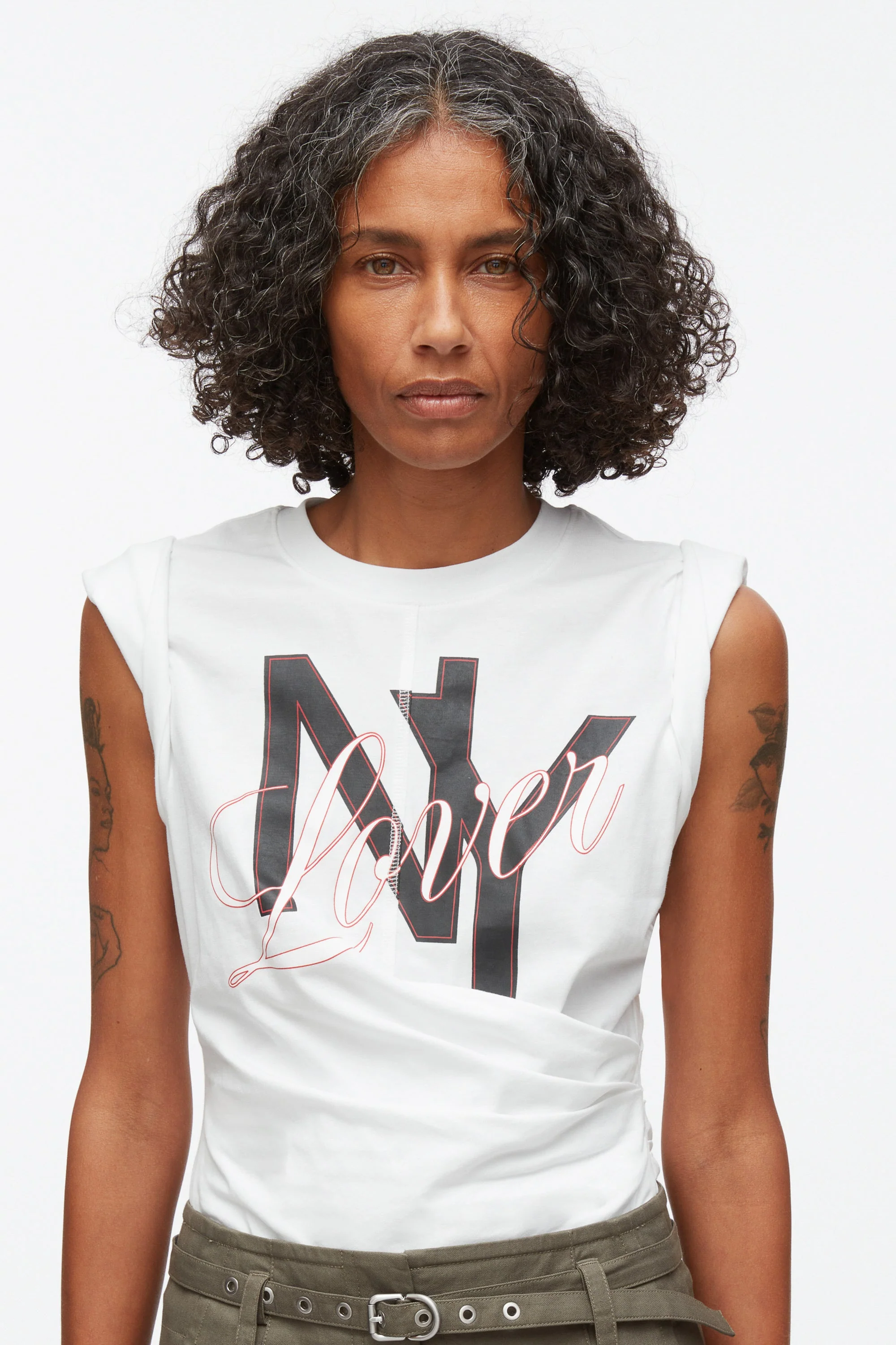 NY Lover Draped Tank - Image 12