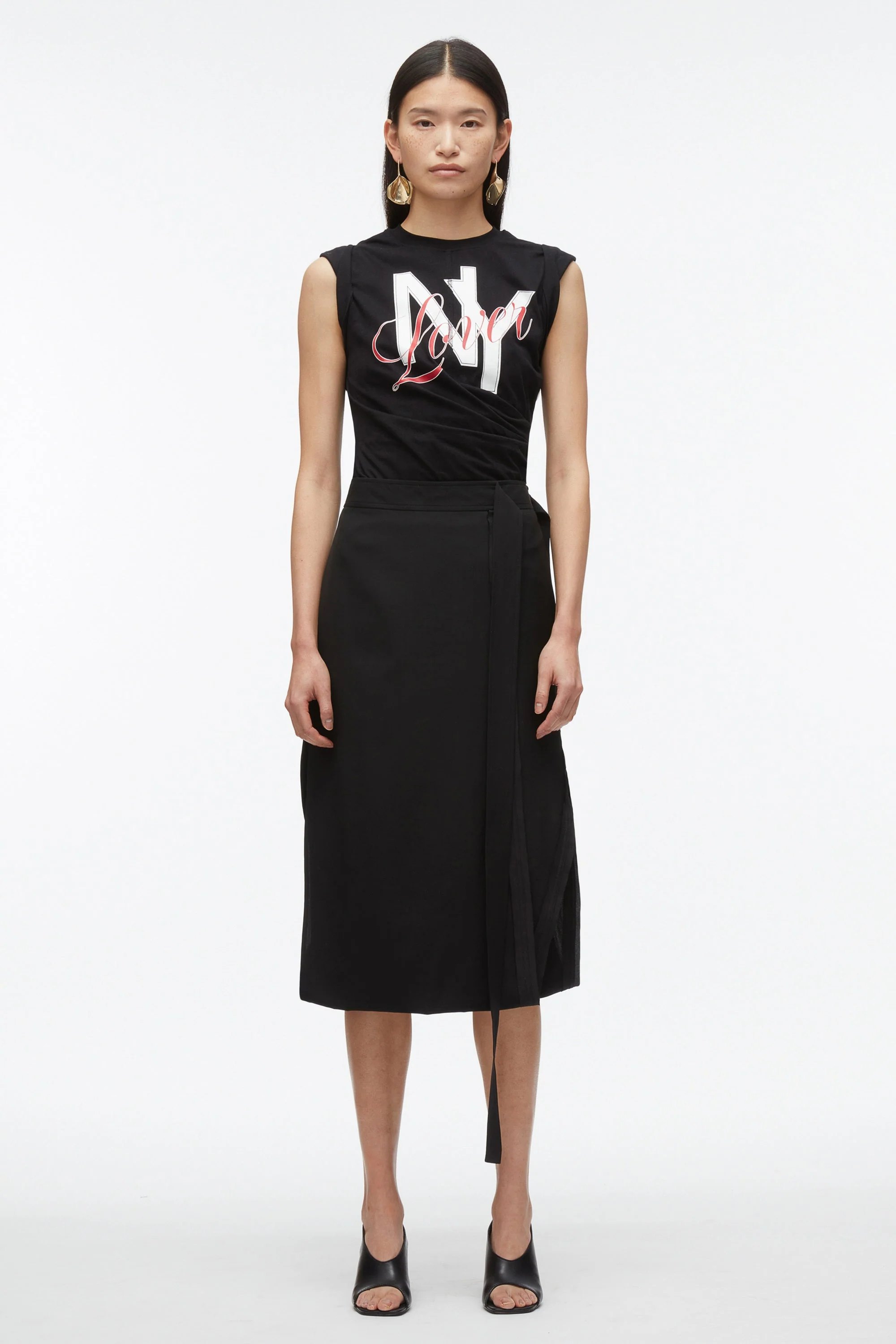 NY Lover Draped Tank - Image 2