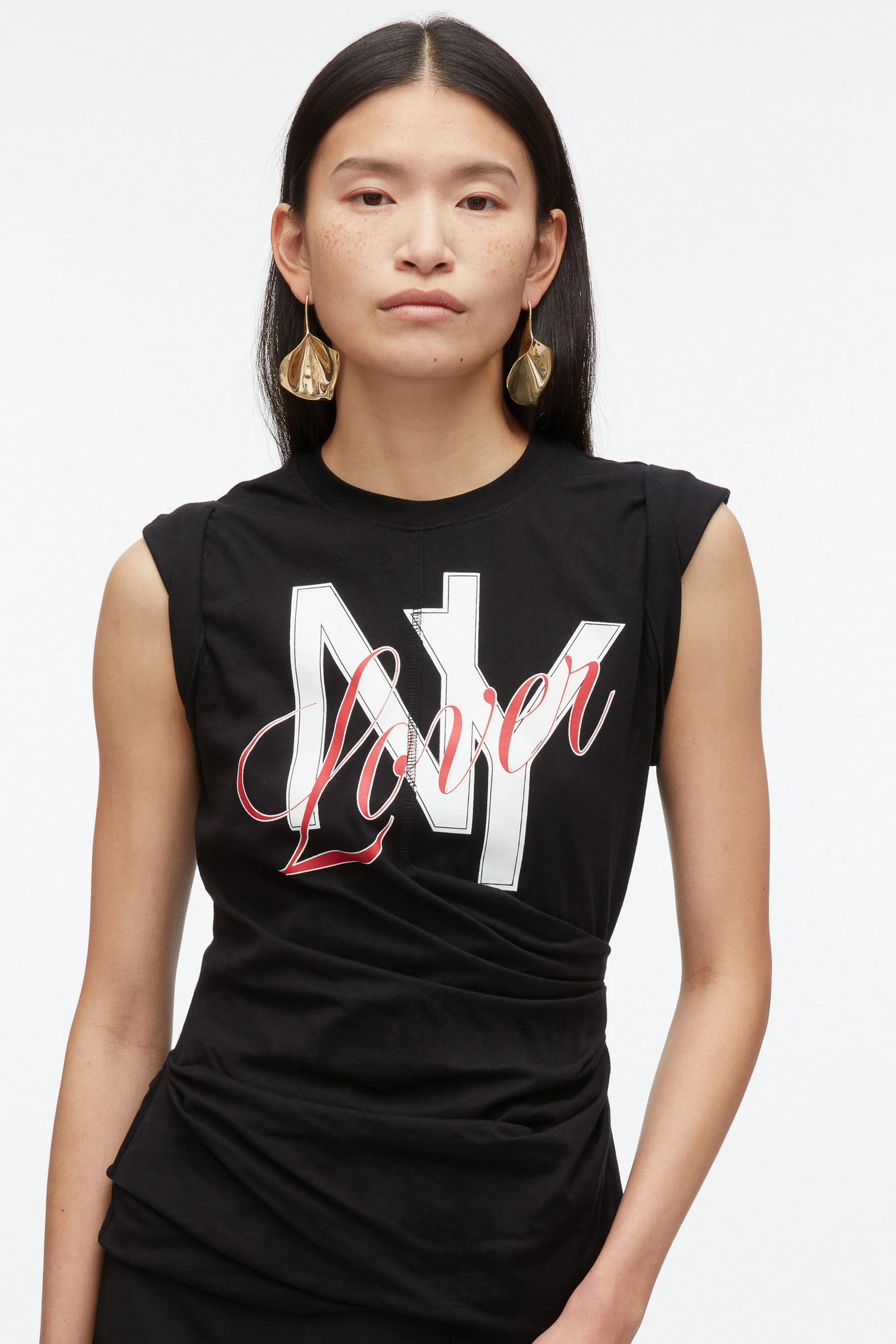 NY Lover Draped Tank - Image 6