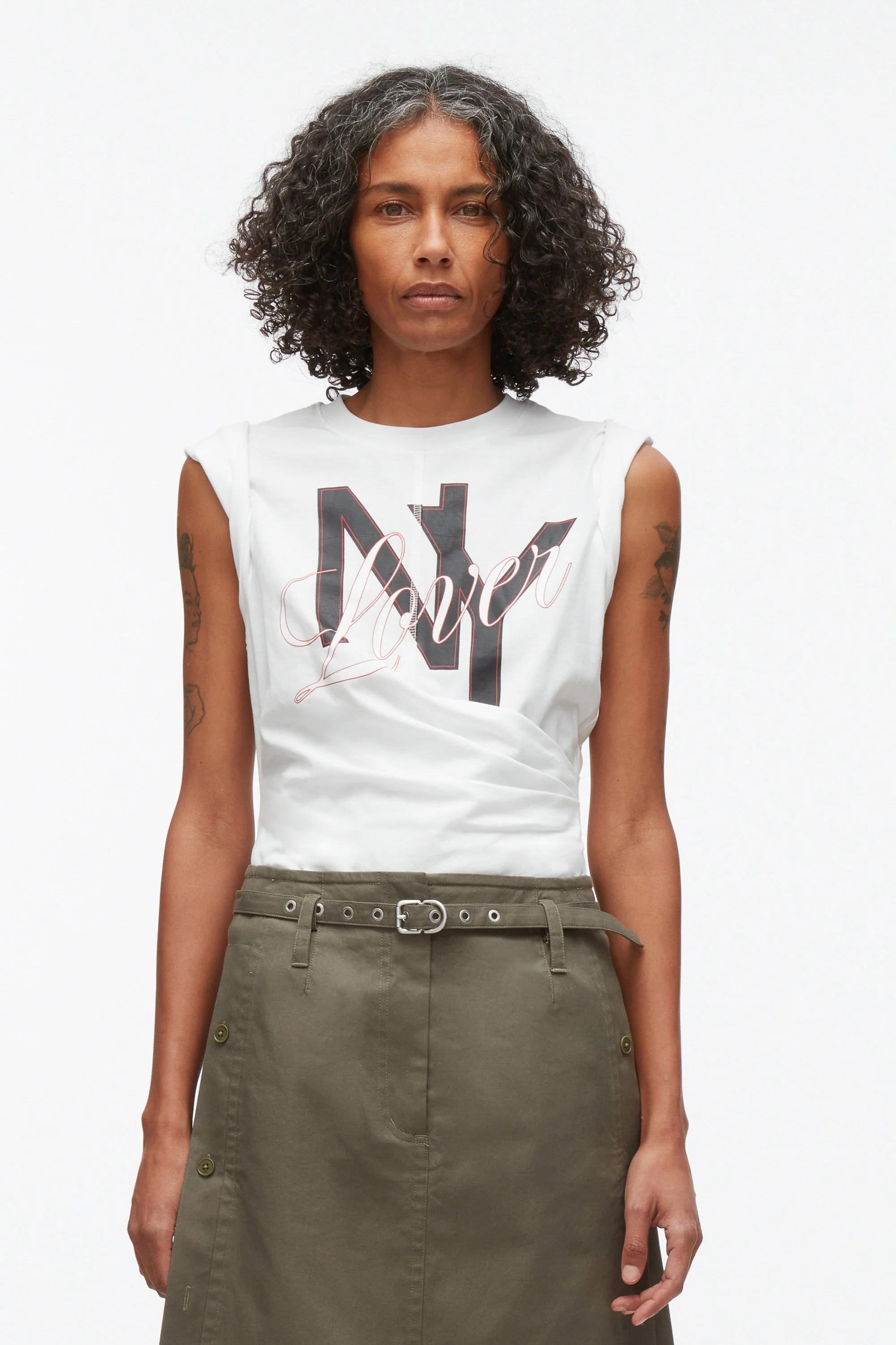 NY Lover Draped Tank - Image 8