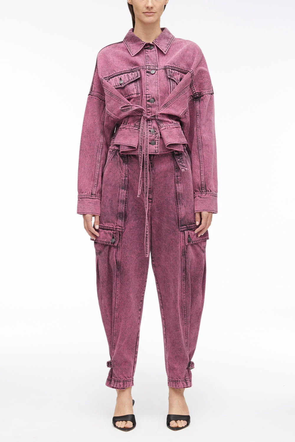 Over-Dyed Boxy Denim Jacket - Image 7
